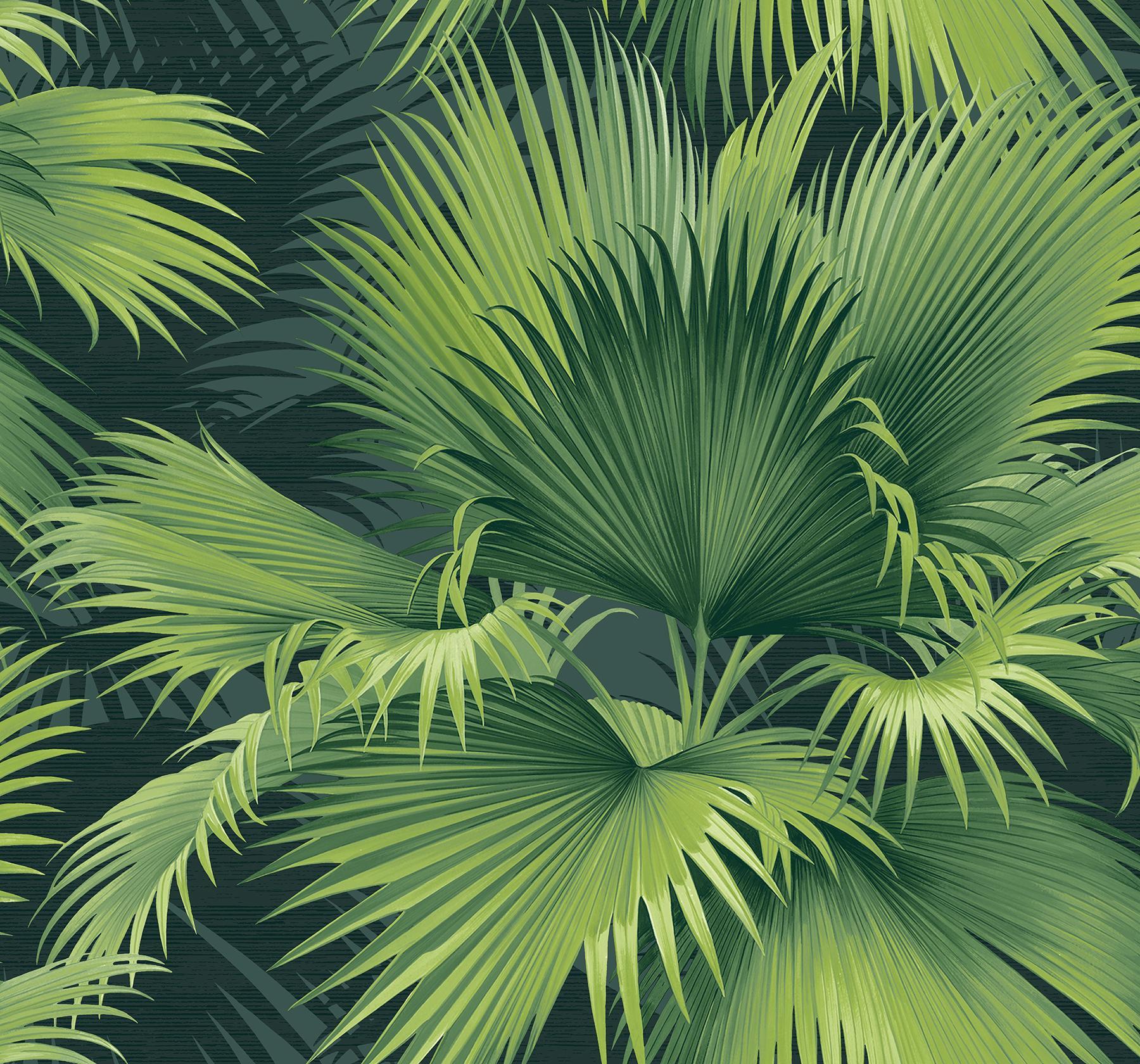 A Street Prints Summer Palm Dark Green