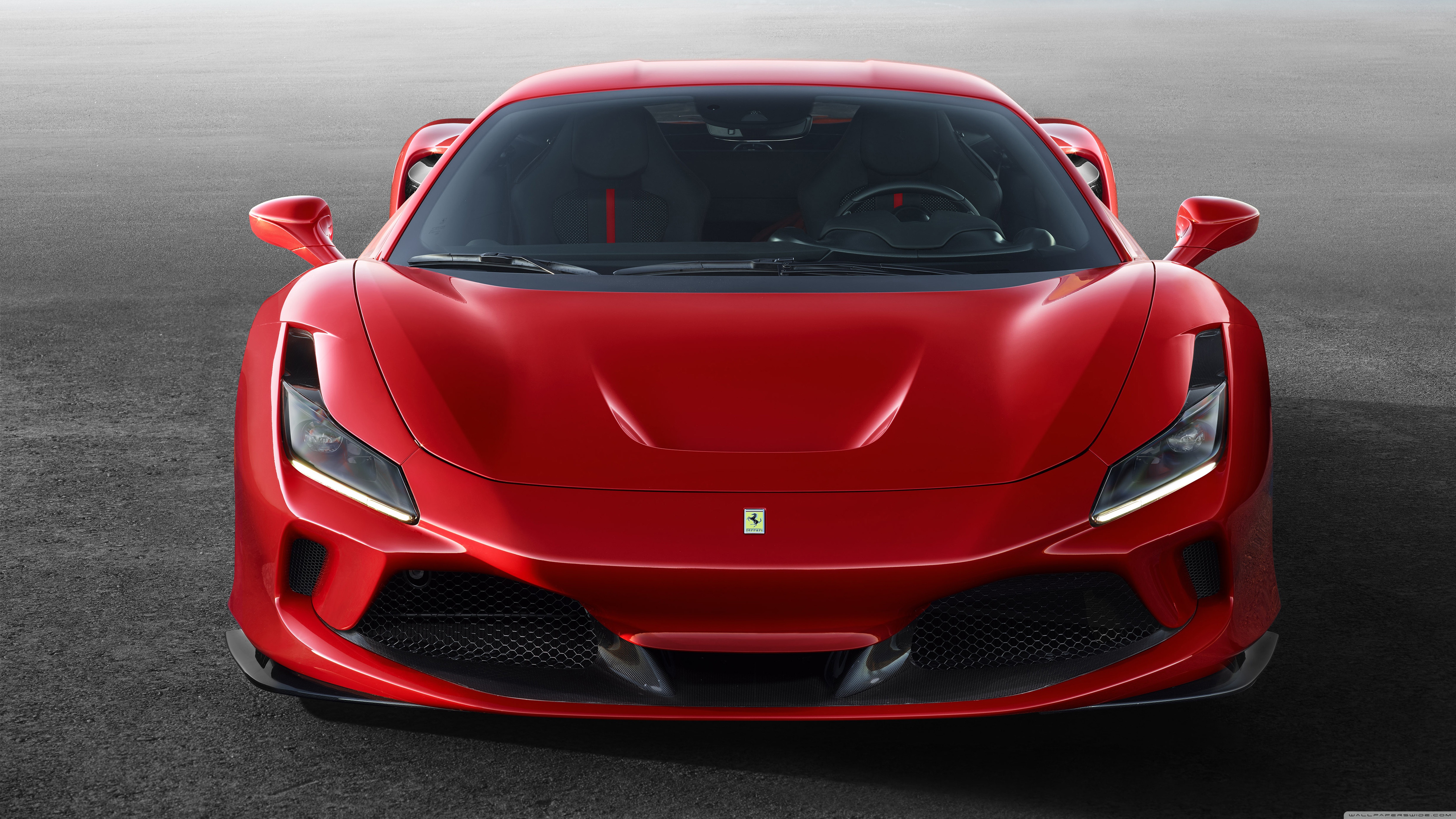 Red Ferrari sports car Ultra HD Desktop
