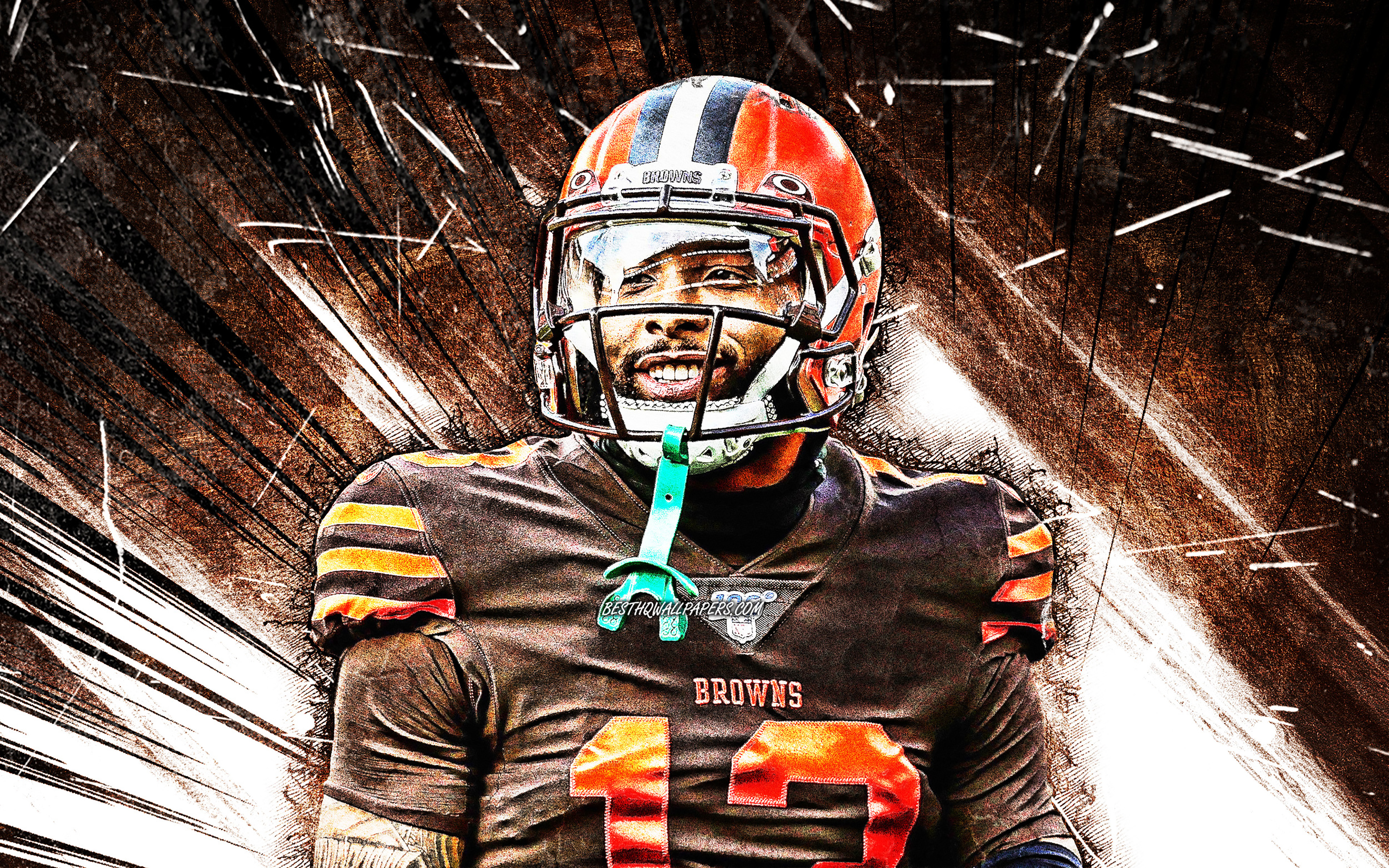 Download wallpaper 4k, Odell Beckham