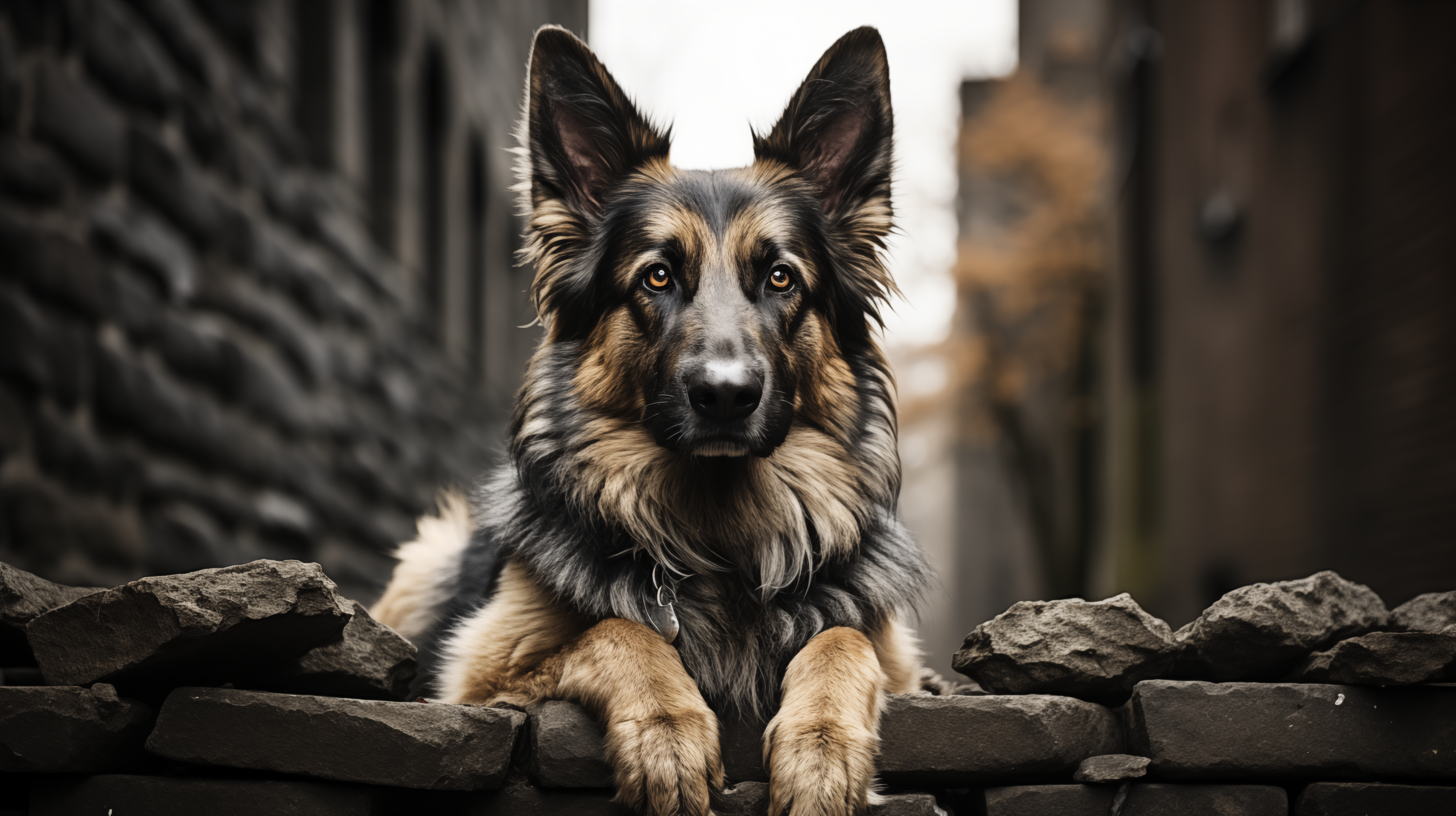 German Shepherd 4k Wallpaper