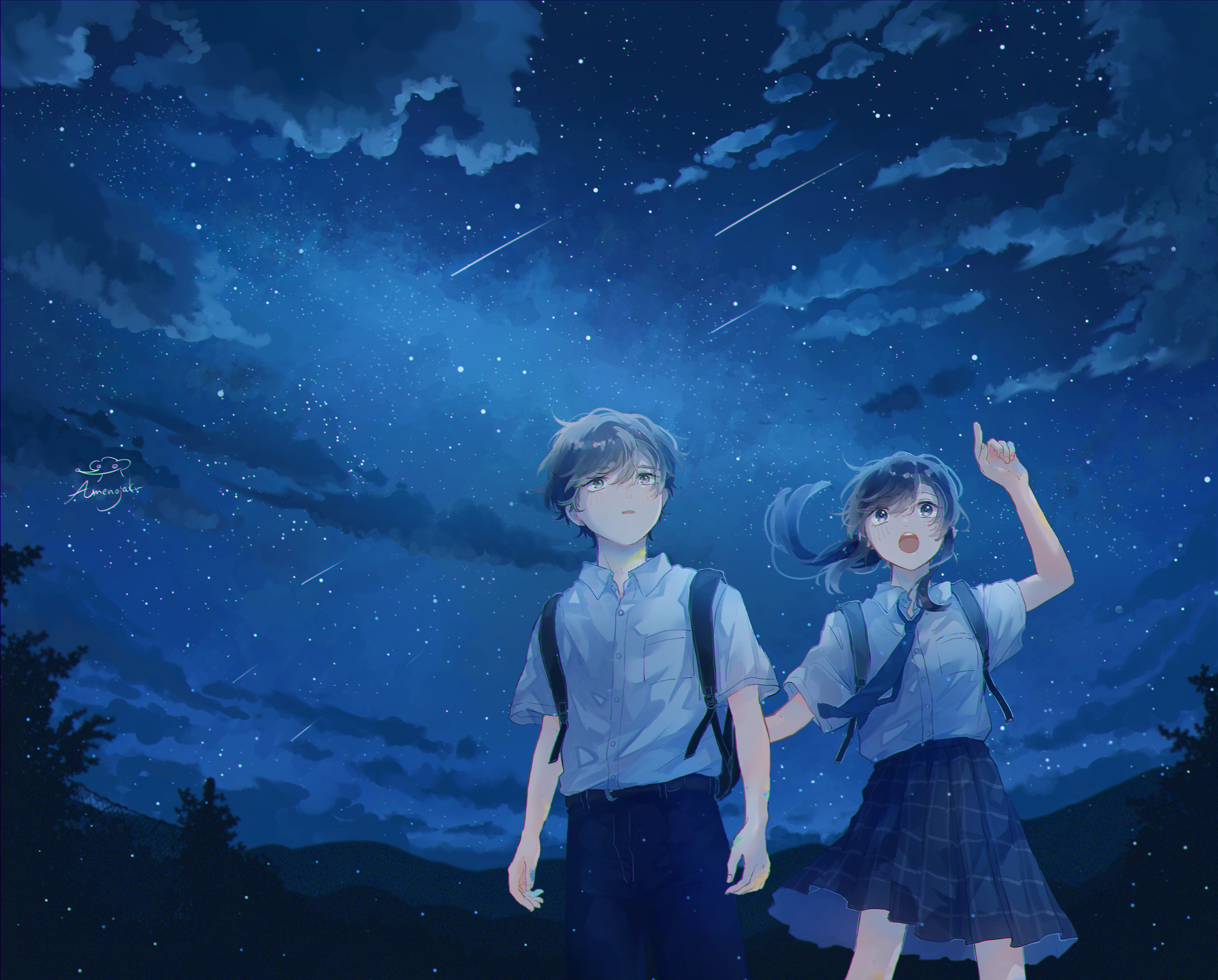 Download Anime Couple HD Wallpaper