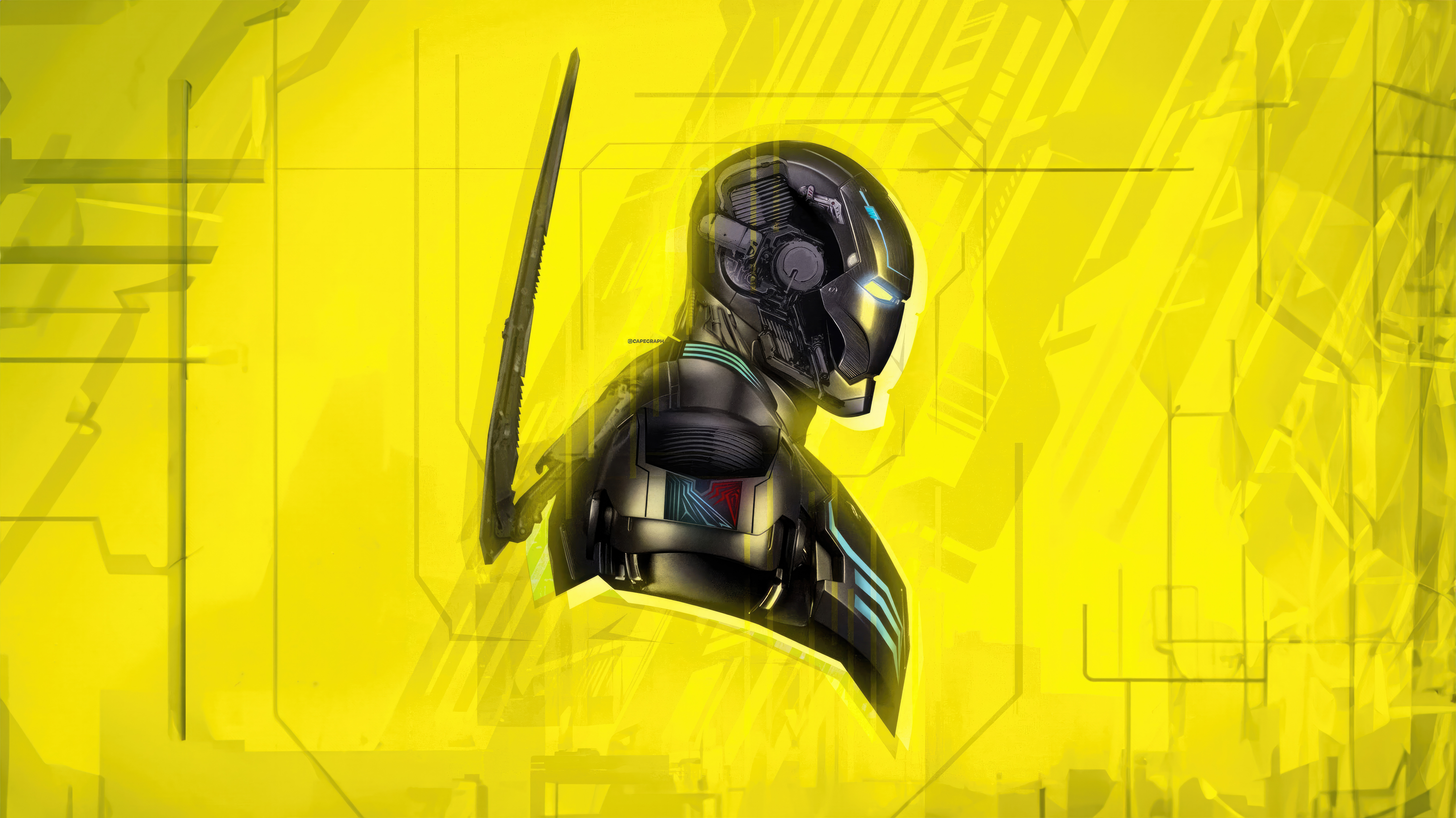 Cyberpunk 2077 X Ironman Wallpaper, HD