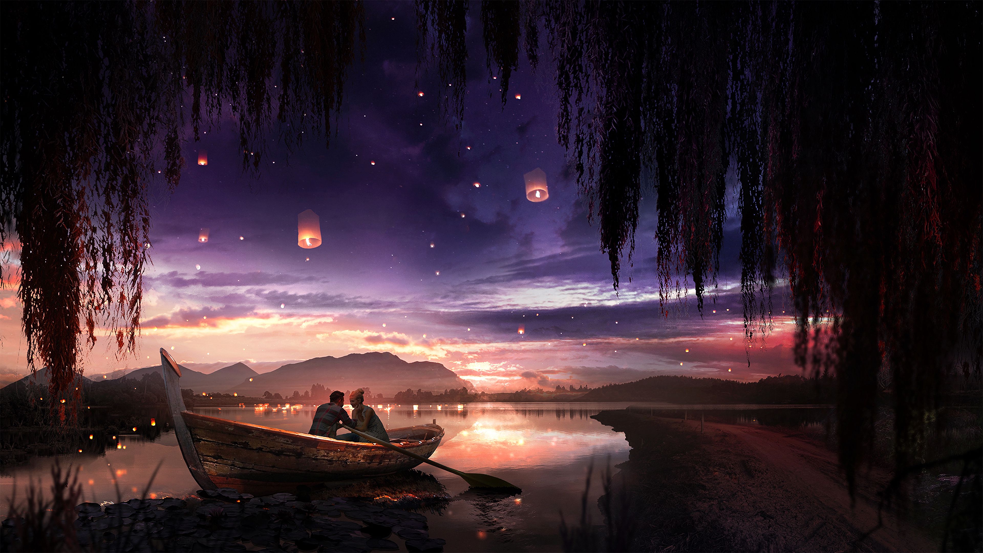 HD desktop wallpaper: Art, Love, Couple