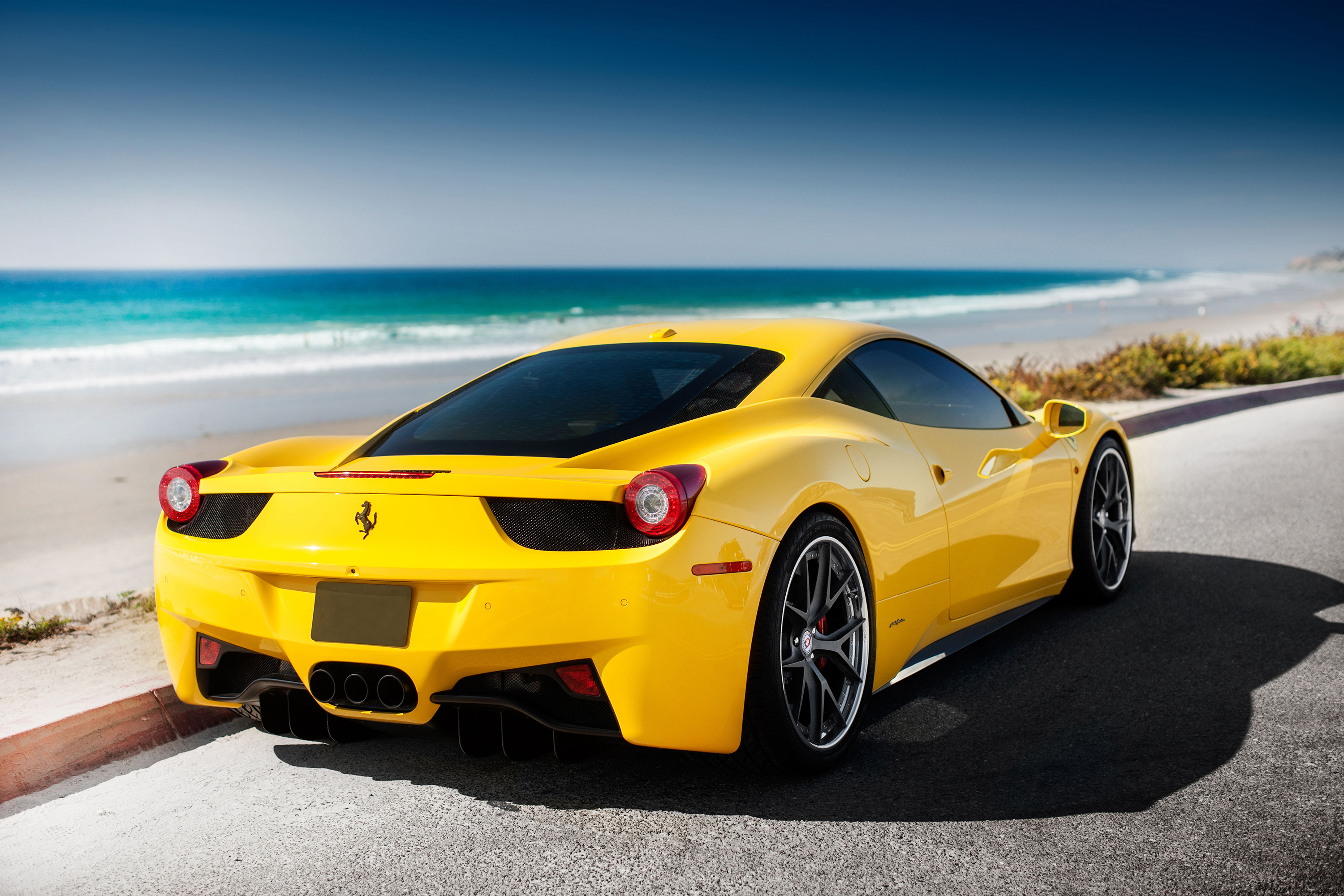 Free Yellow Car 4K Wallpaper & Desktop HD Background for PC