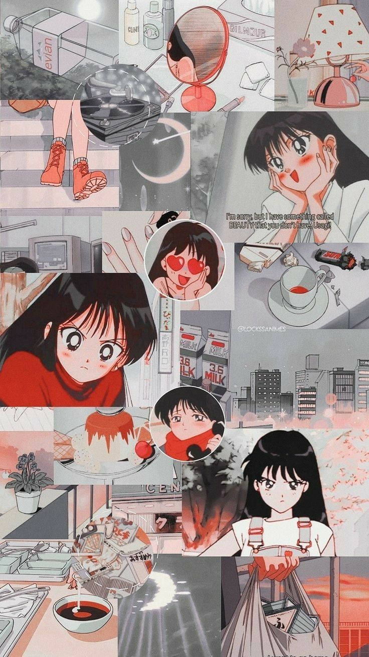 Cute Retro Anime Aesthetic Wallpaper