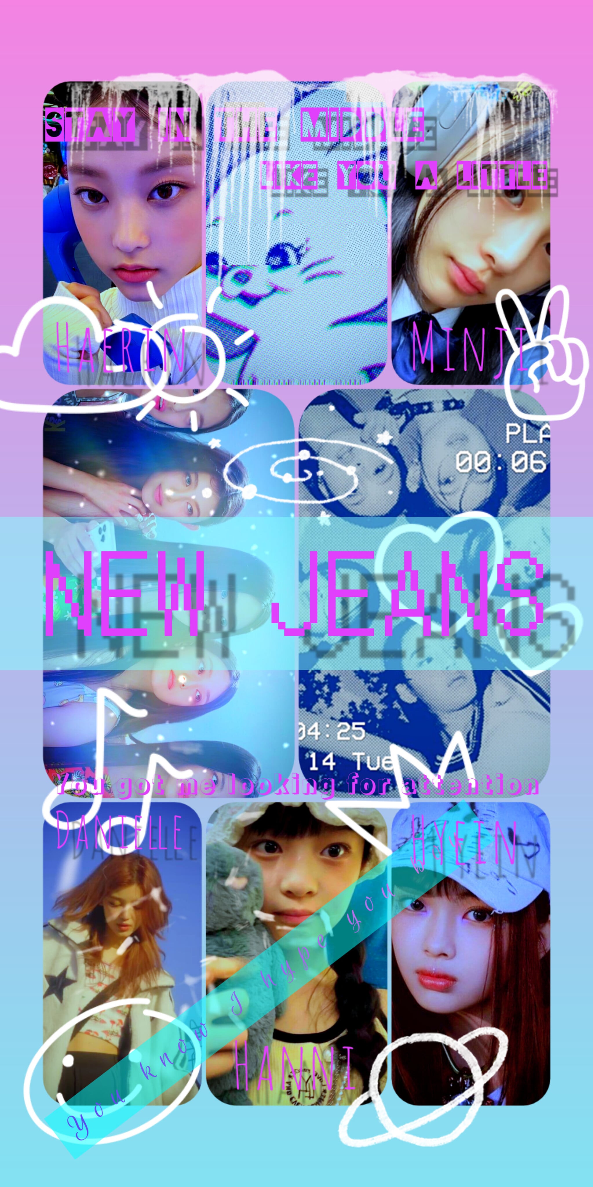 New Jeans phone background