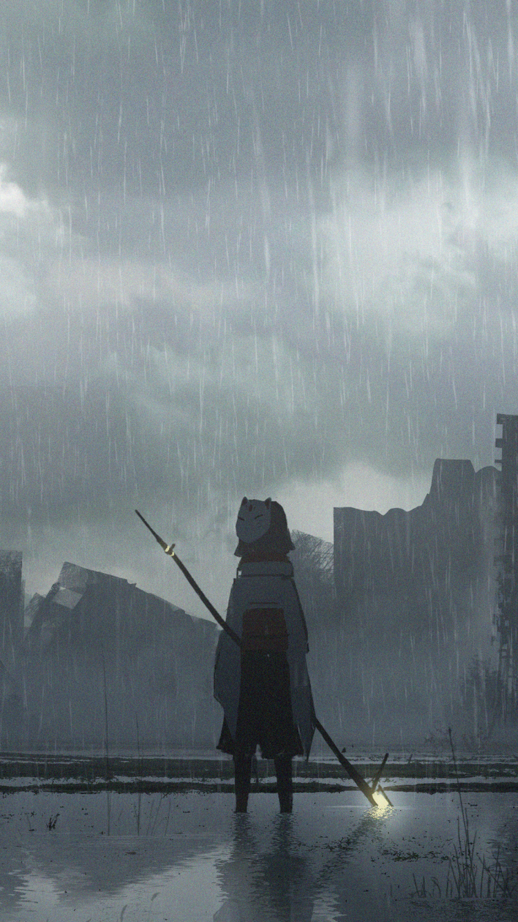 Phone Anime Rain Wallpapers Wallpaper Cave Wp14033010