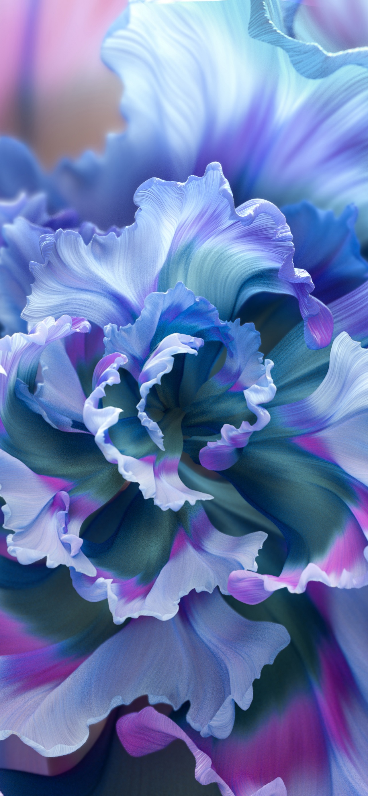 Floral Background Wallpaper 4K, Purple