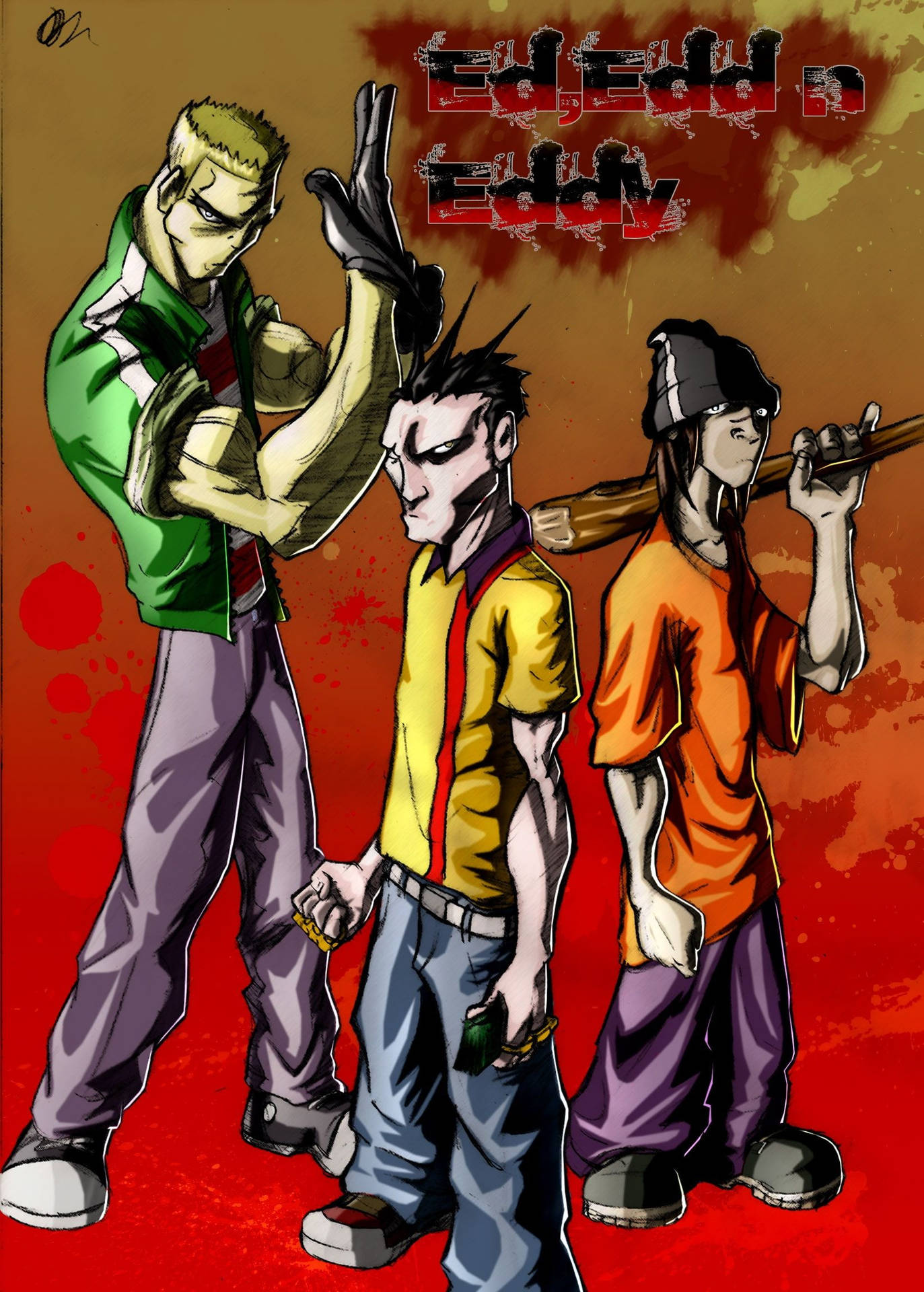 Ed Edd N Eddy Street Gang Wallpaper