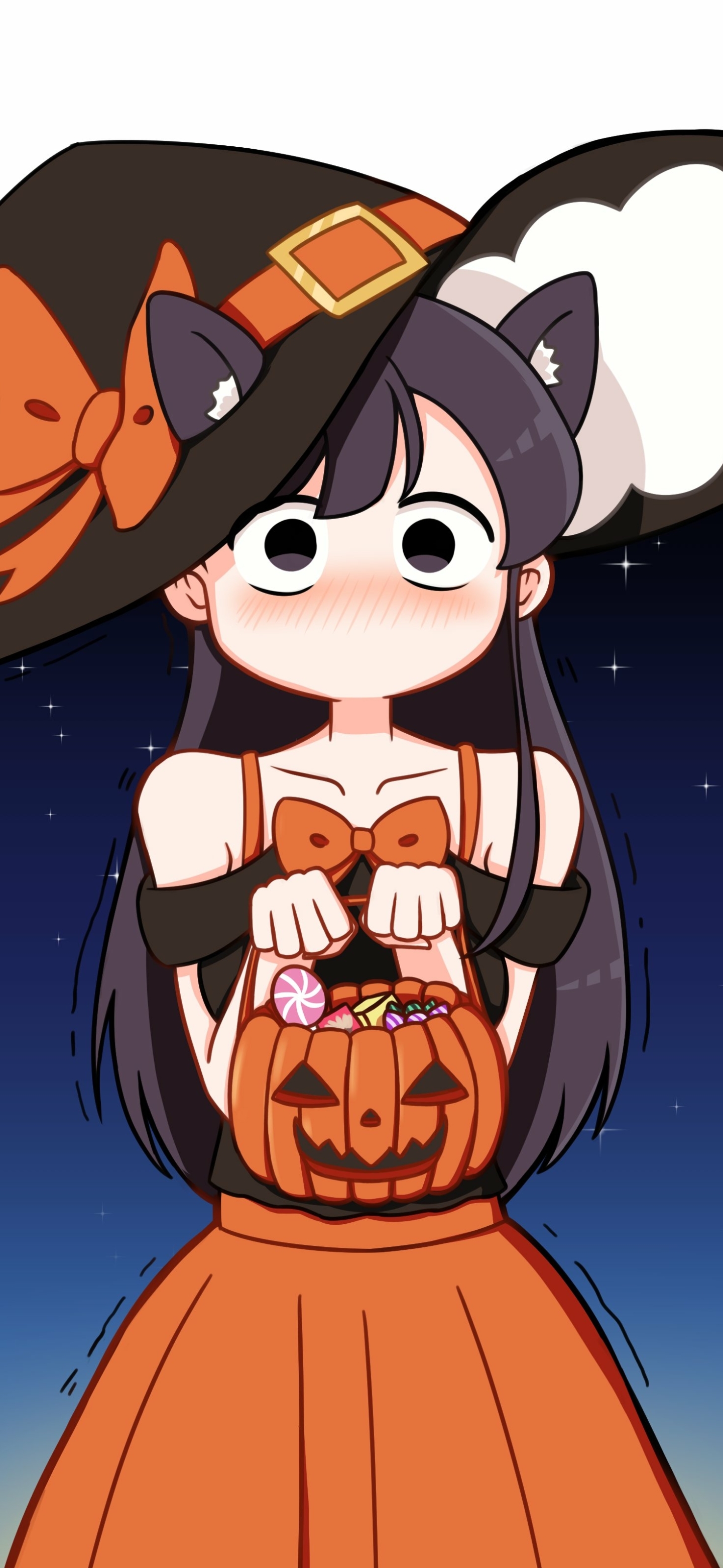 Anime, Halloween, Komi Shouko, Komi Can