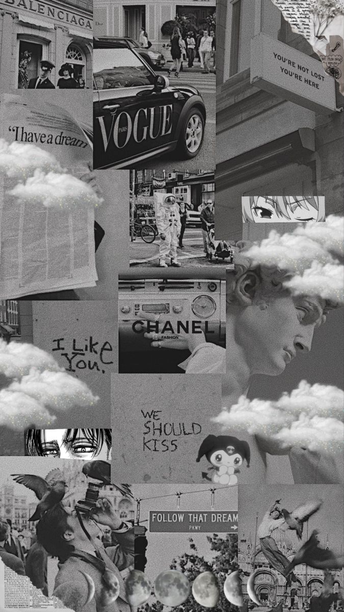 Black and White Aesthetic Wallpaper