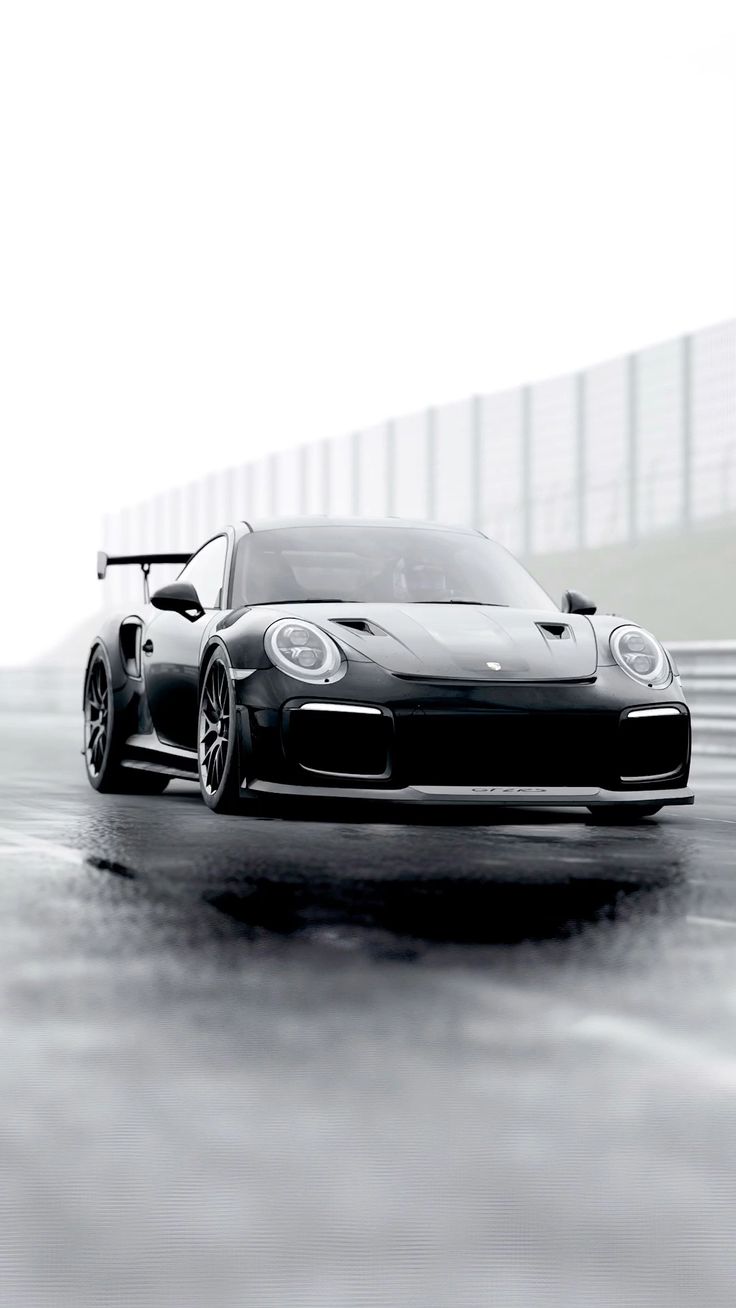Black Porsche iPhone Wallpaper