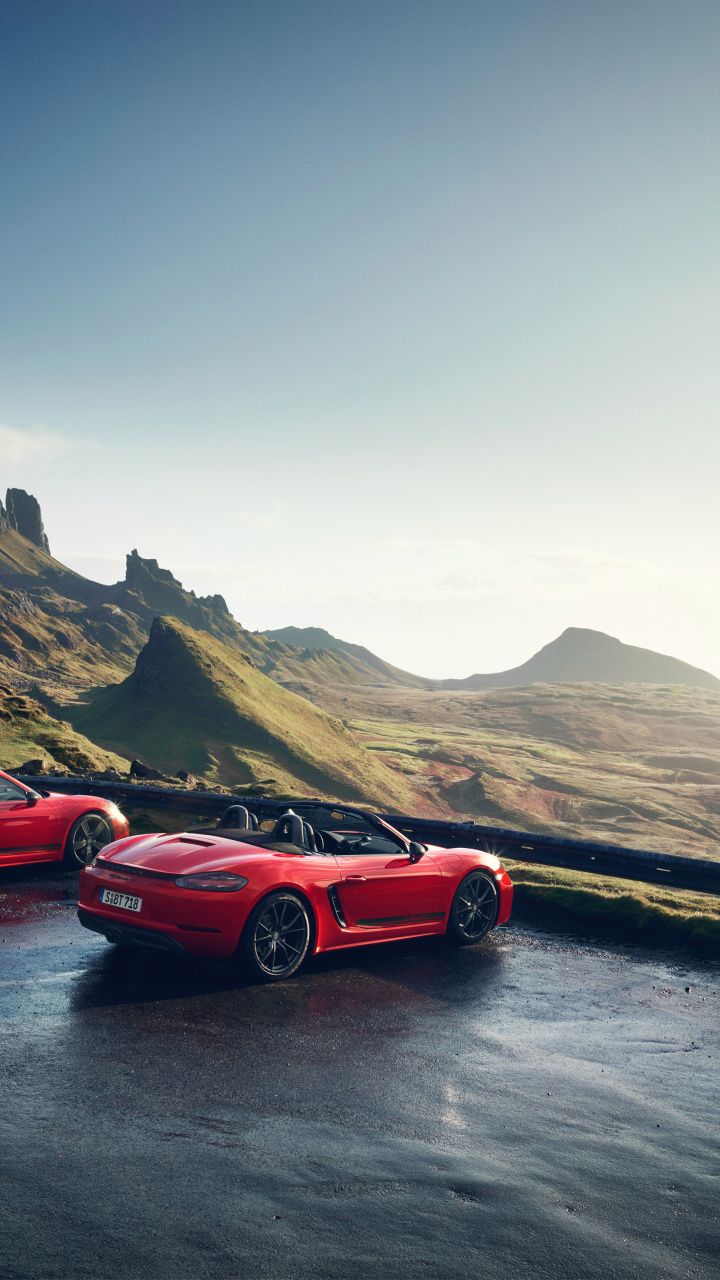 Porsche 718 Boxster, cars, off
