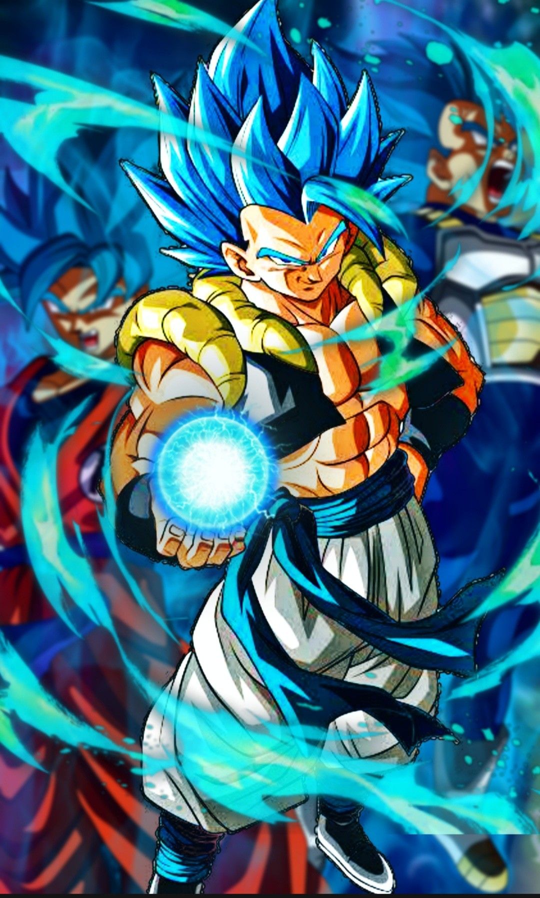 Gogeta blue wallpaper. Dragon ball art