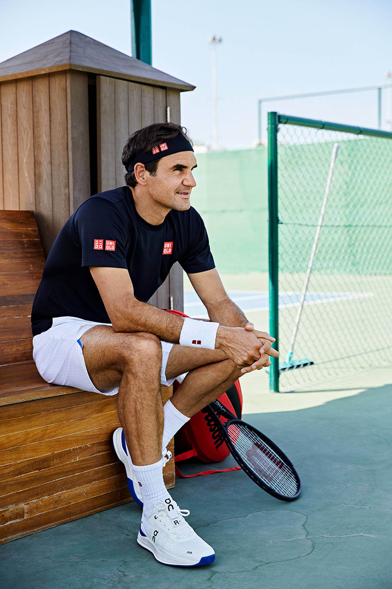 Download free Roger Federer Uniqlo