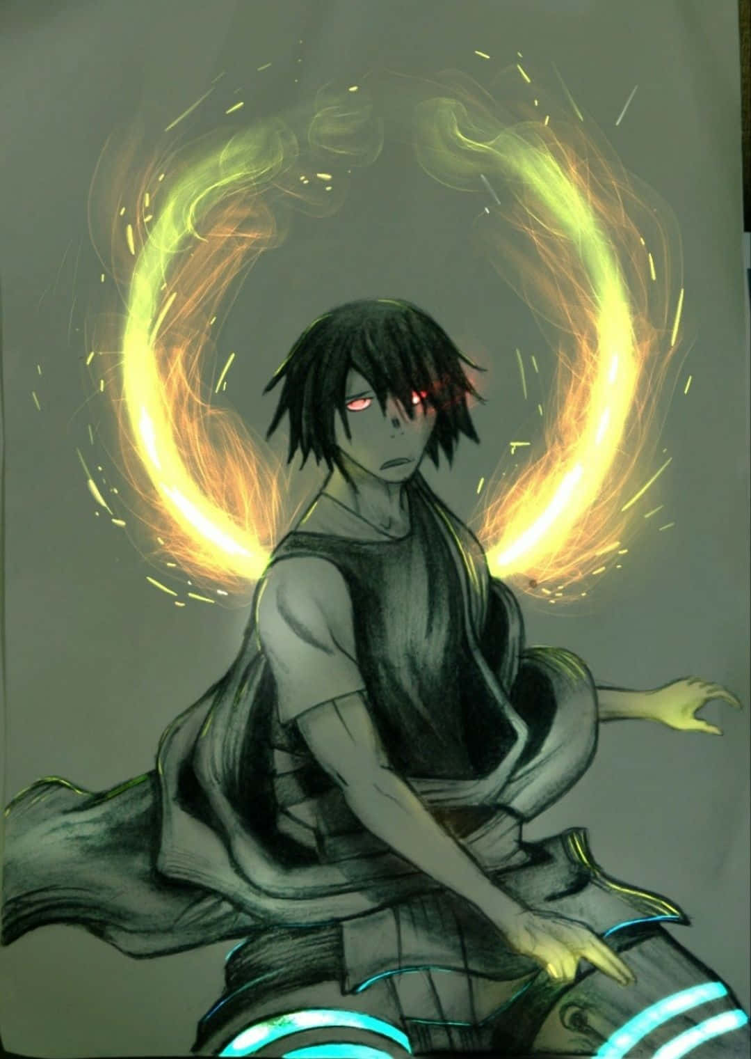 powerful fighter. Wallpaper