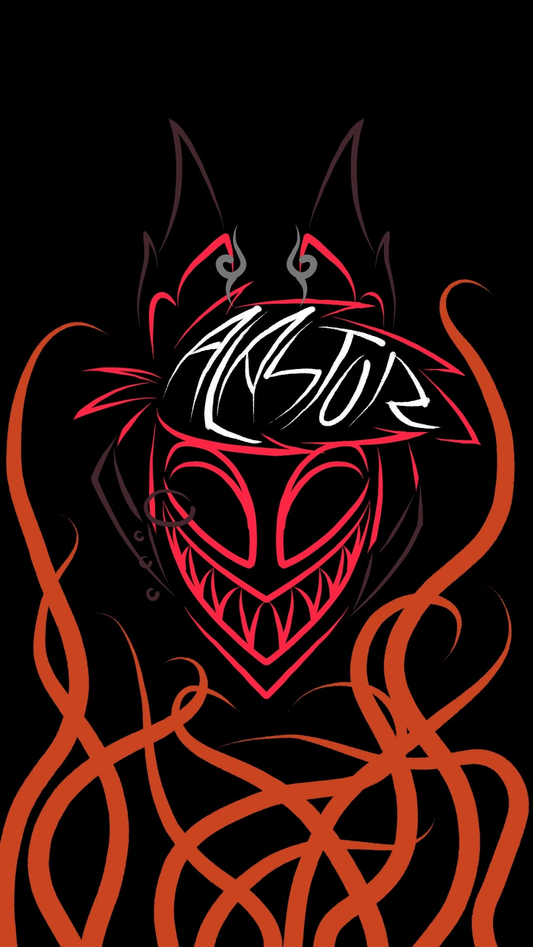 Alastor phone wallpaper for my Discord