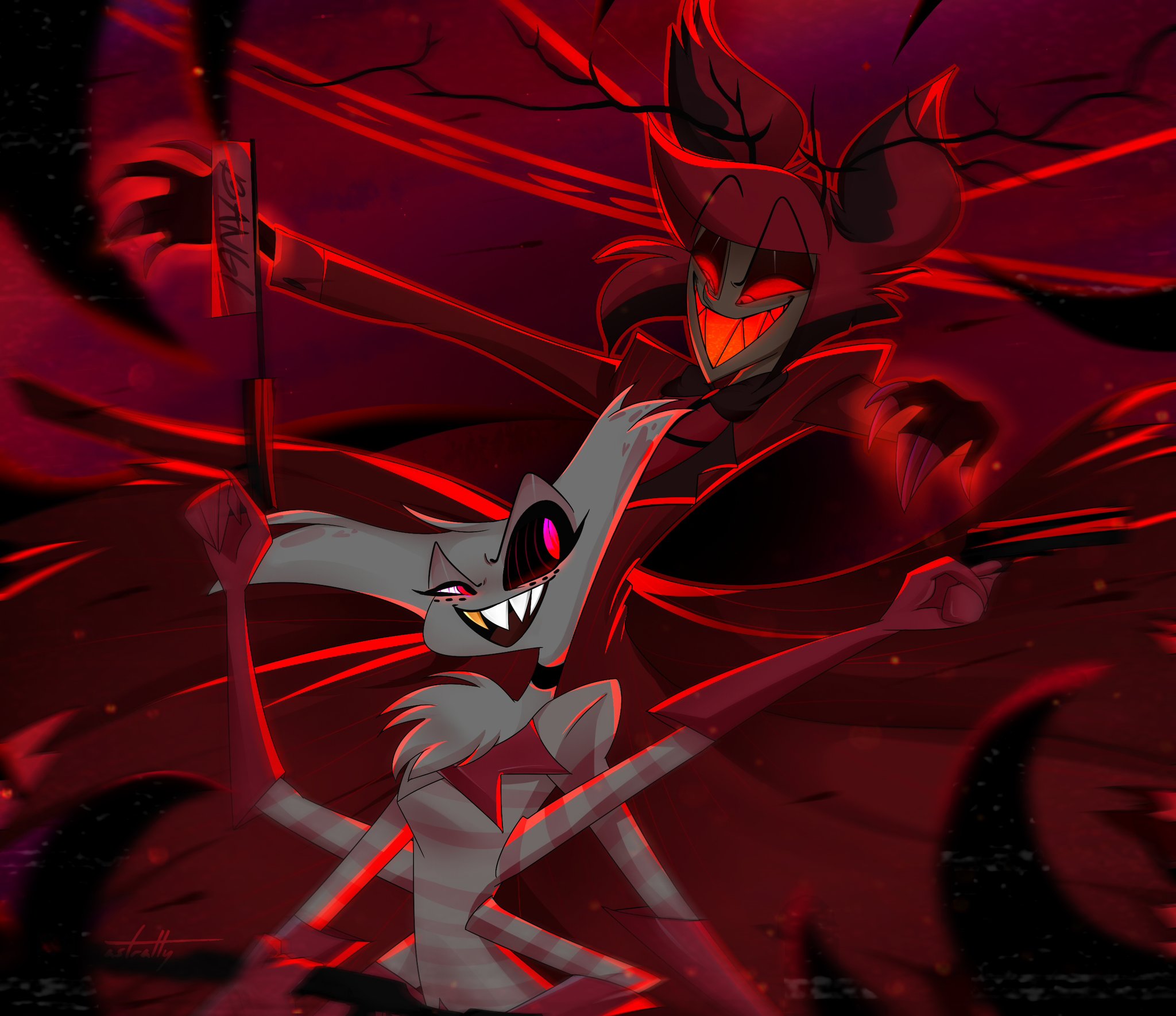 Angel Dust (Hazbin Hotel) wallpaper