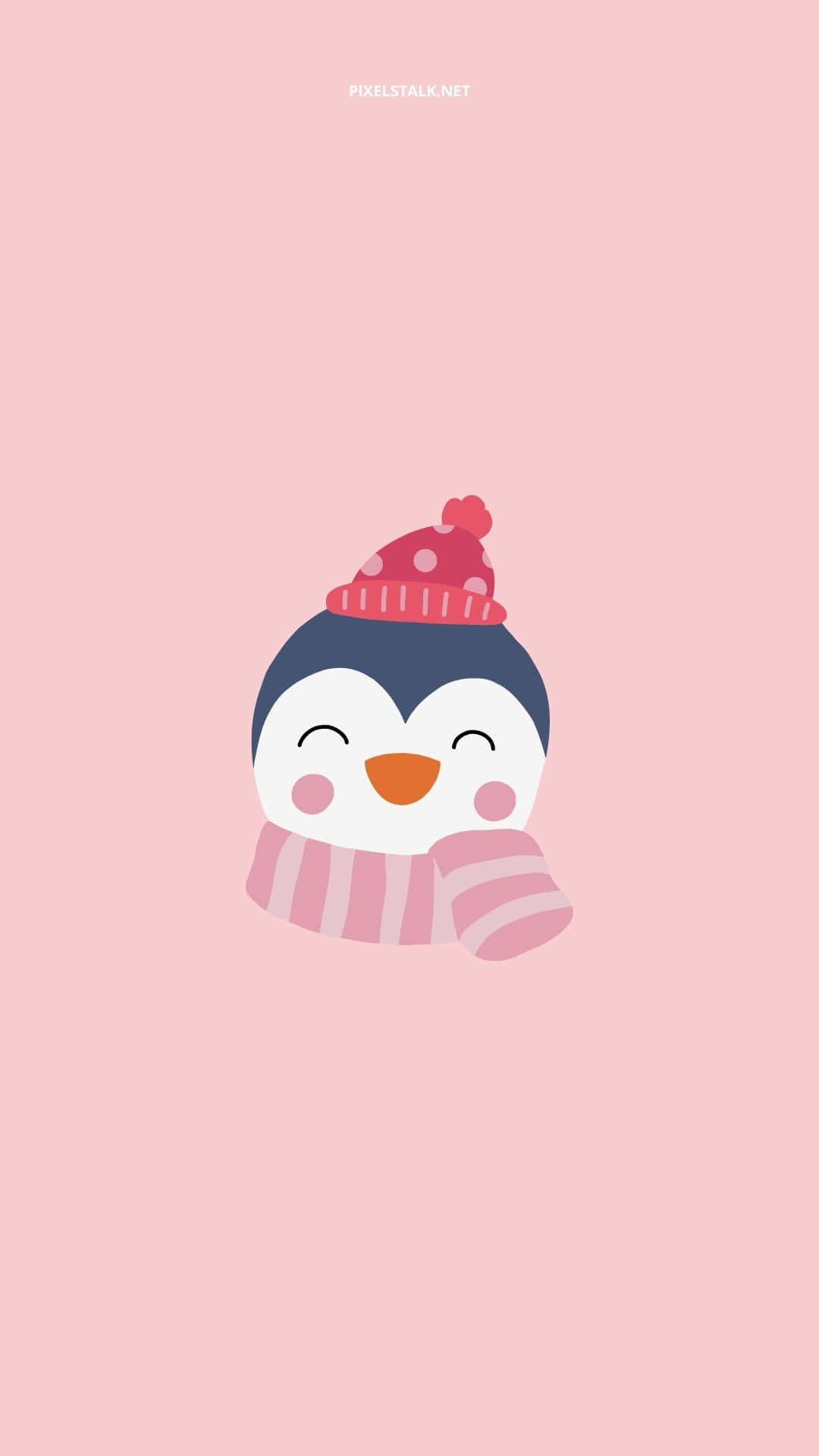 Download Cute Penguin Winter Scarf