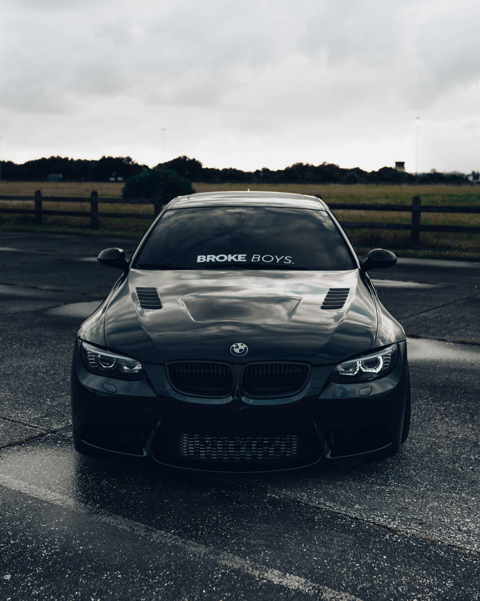 Download free Black Bmw M3 Parked