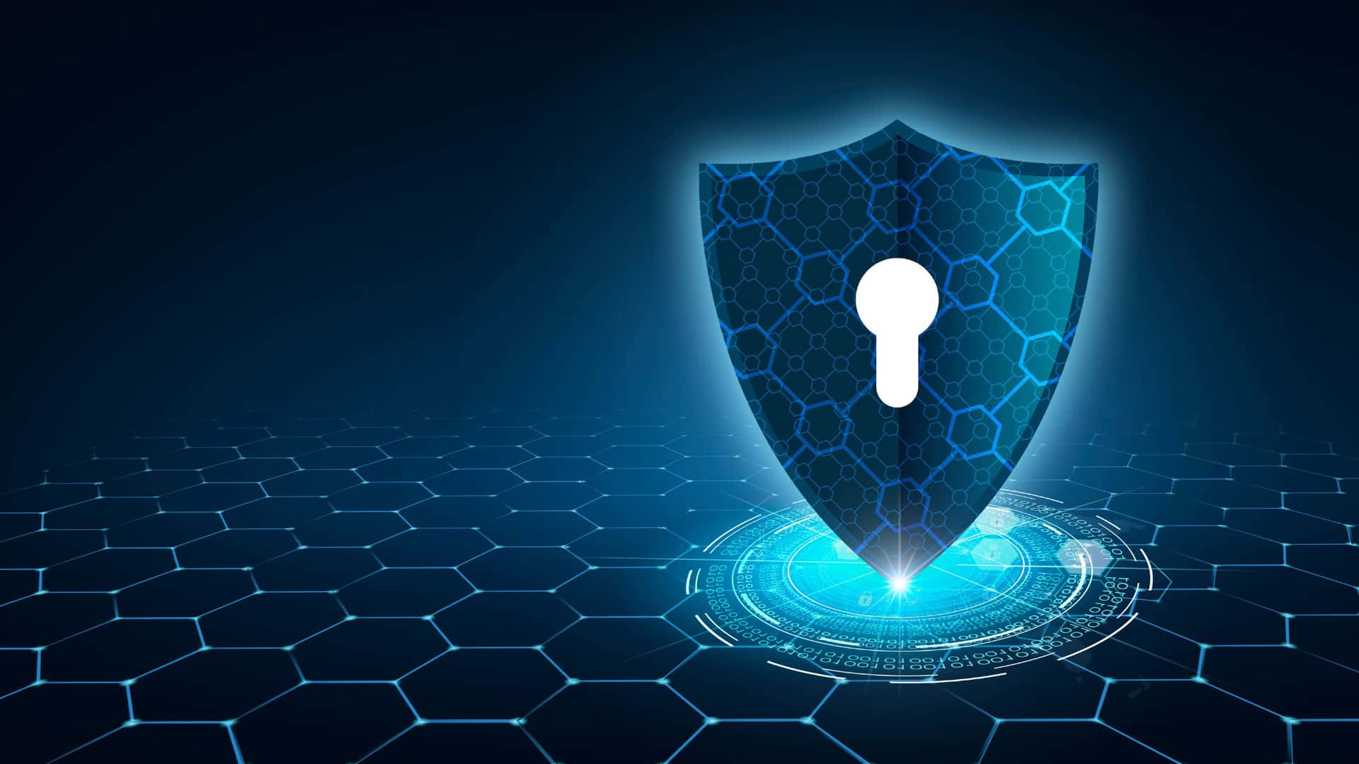 Download Shield With A Keyhole Antivirus Visual Wallpaper