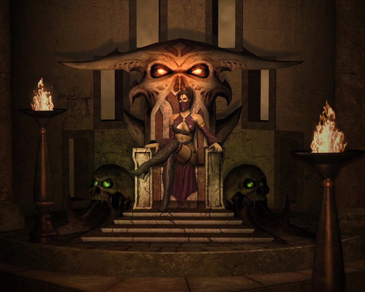 Mileena Mortal Kombat 1280 x 1024 Wallpaper