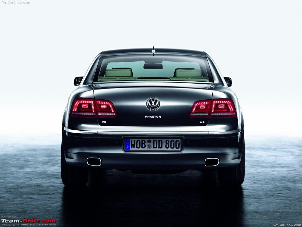 VW phaeton refresh caught undisguised