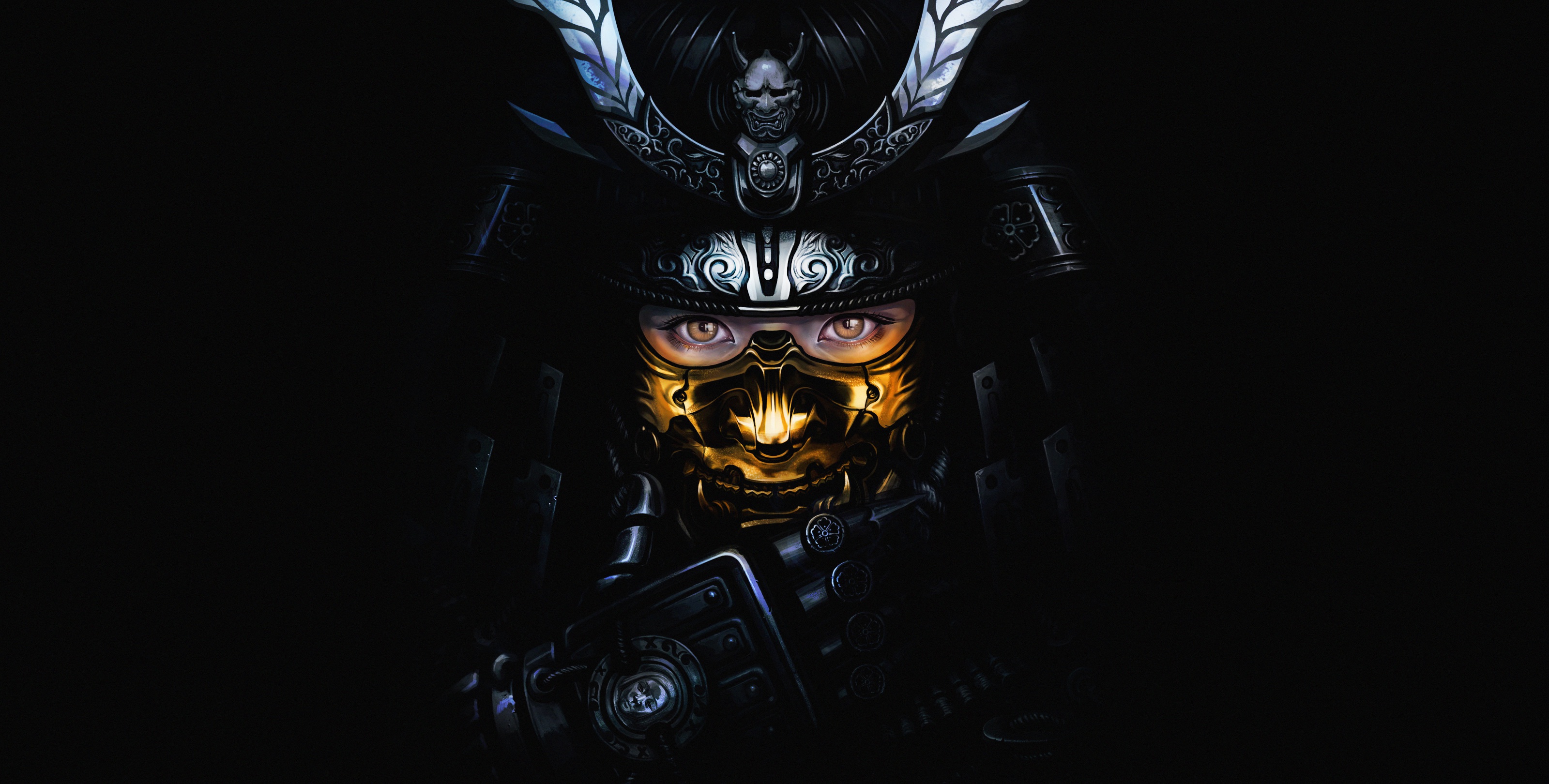 Wallpaper Armor Samurai Warriors