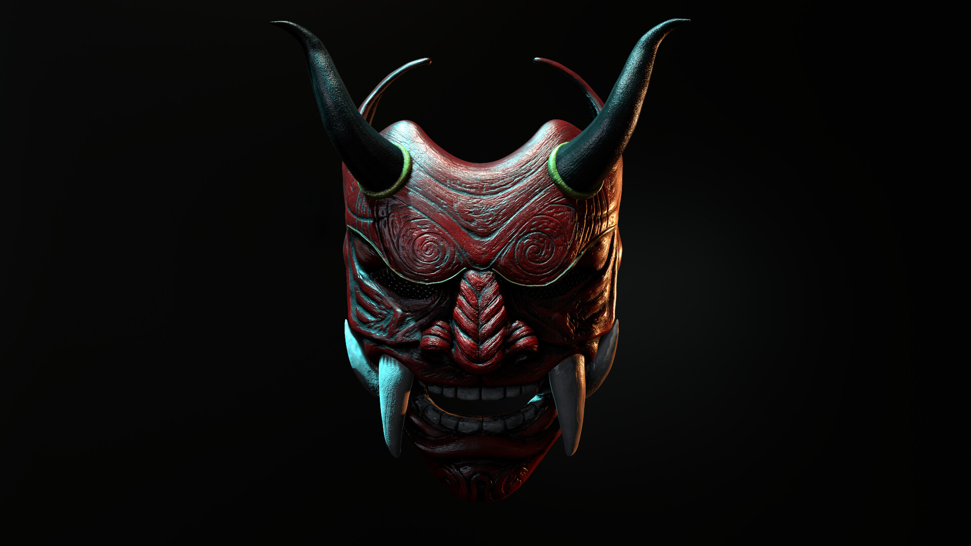 Samurai Assassin Oni Mask
