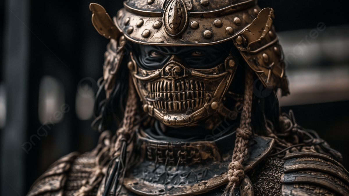 The Samurai Wearing A Golden Shield