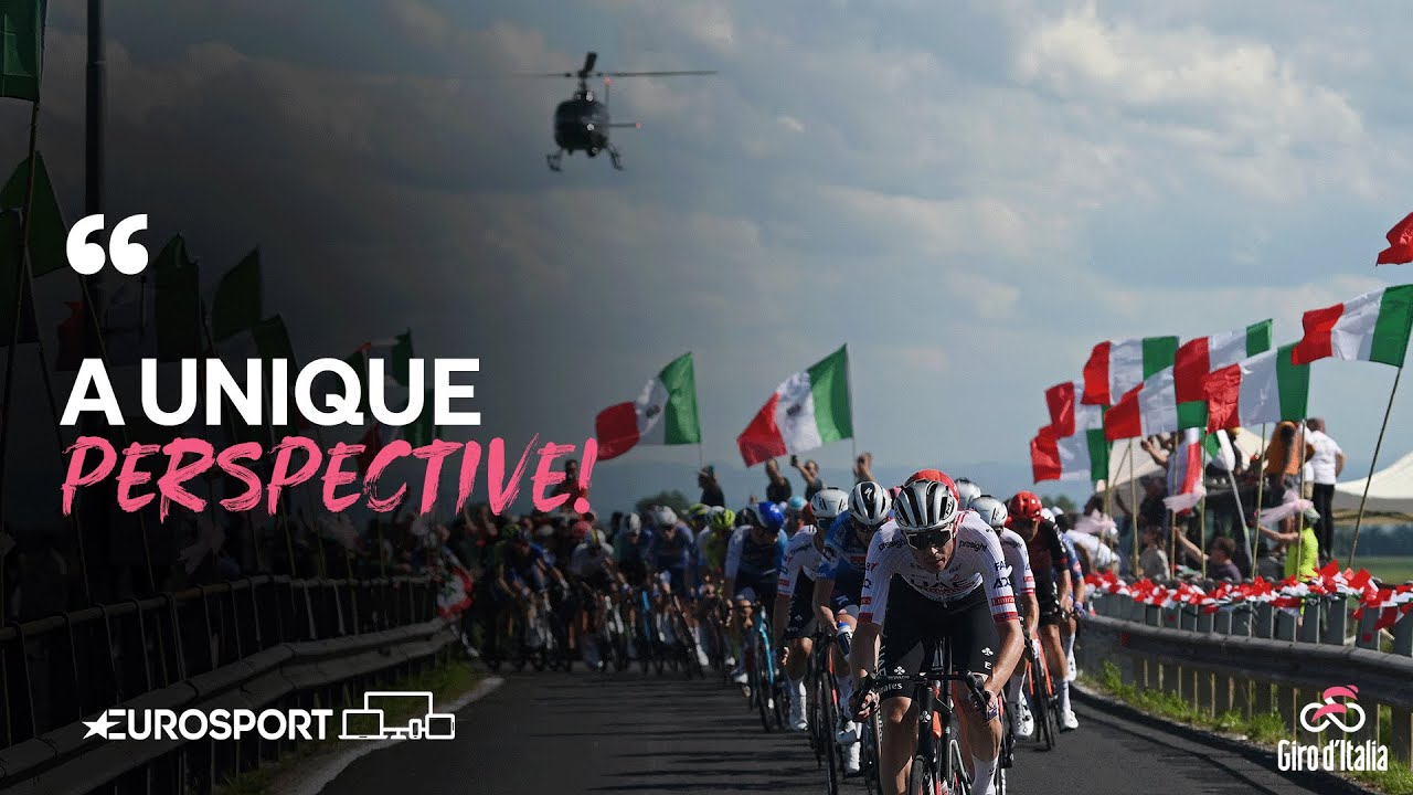 Helicopter team FILMS the Giro d'Italia