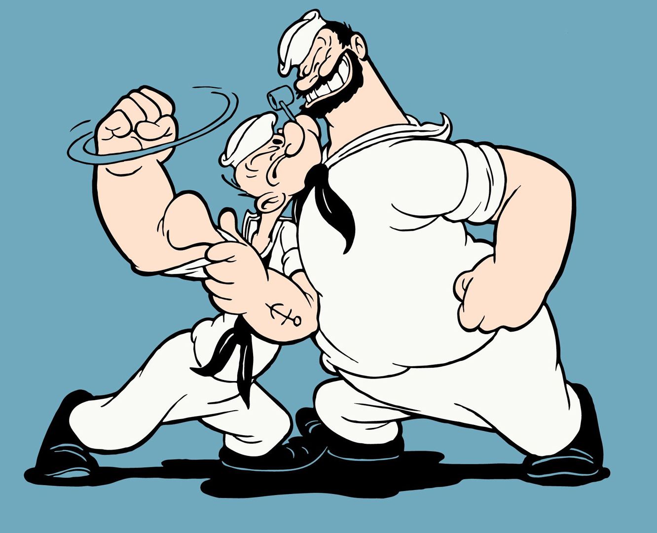 Brutus popeye, Cartoon, Popeye