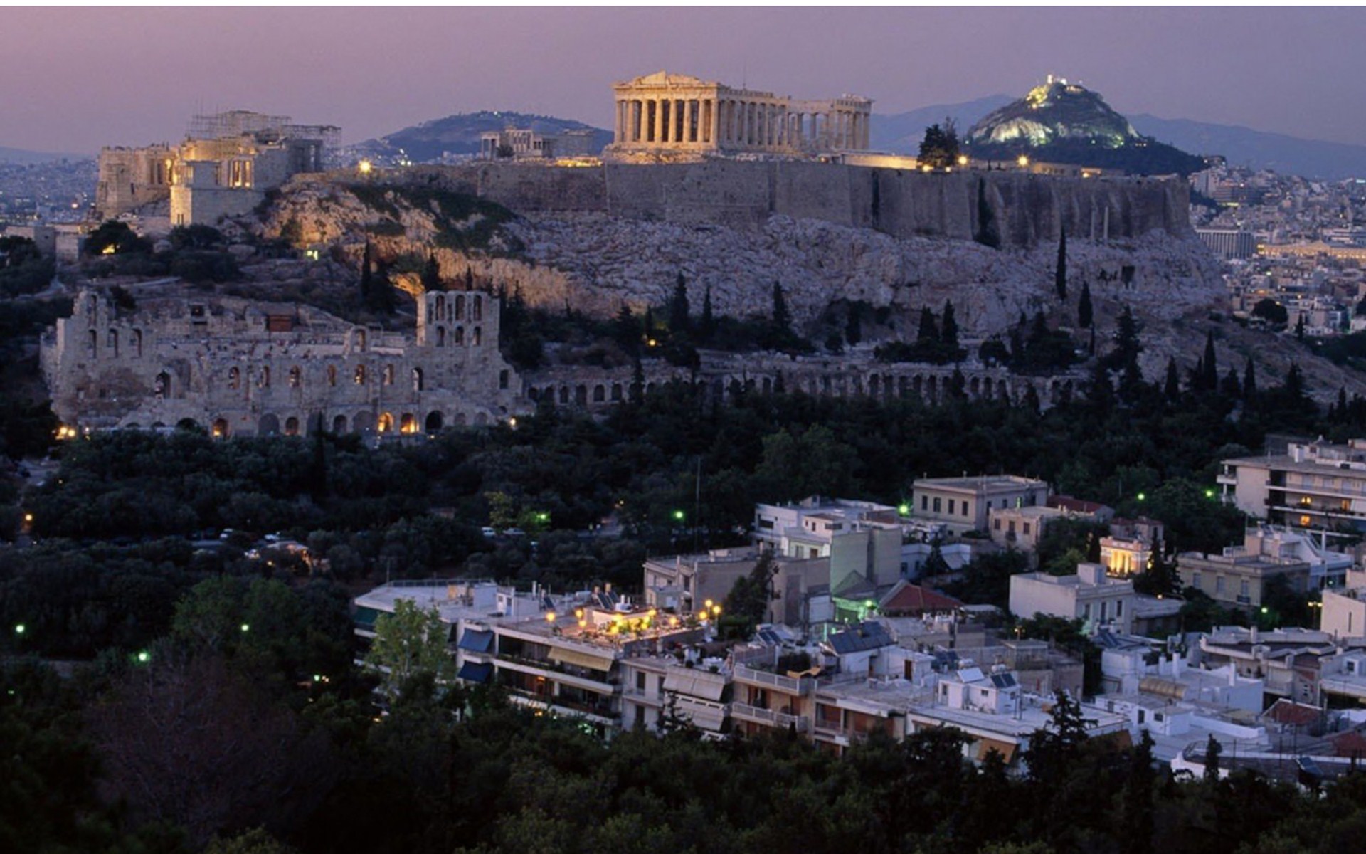 Download Man Made Athens HD Wallpaper