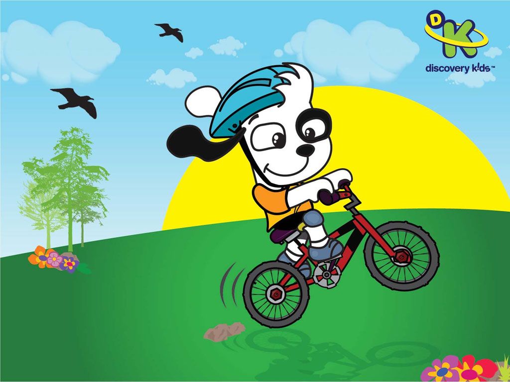 doki en bicicleta. Discovery kids