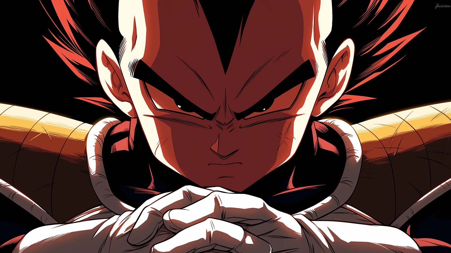 Vegeta Black Dragon Ball Desktop