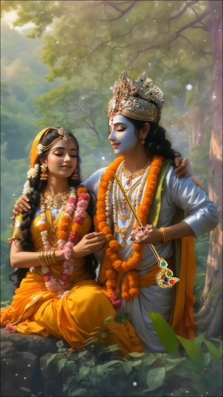 Radha Krishna AI Wallpapers - Wallpaper Cave