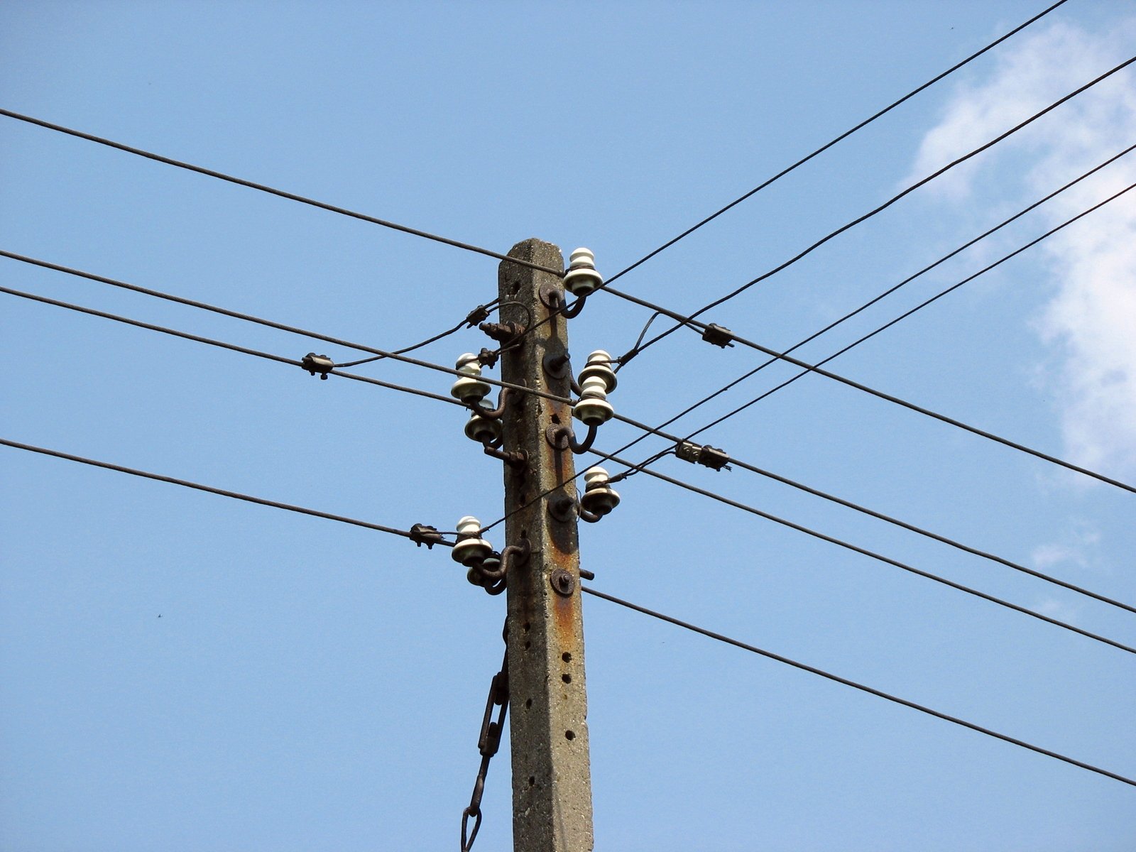 Old electric pole Free Photo Download