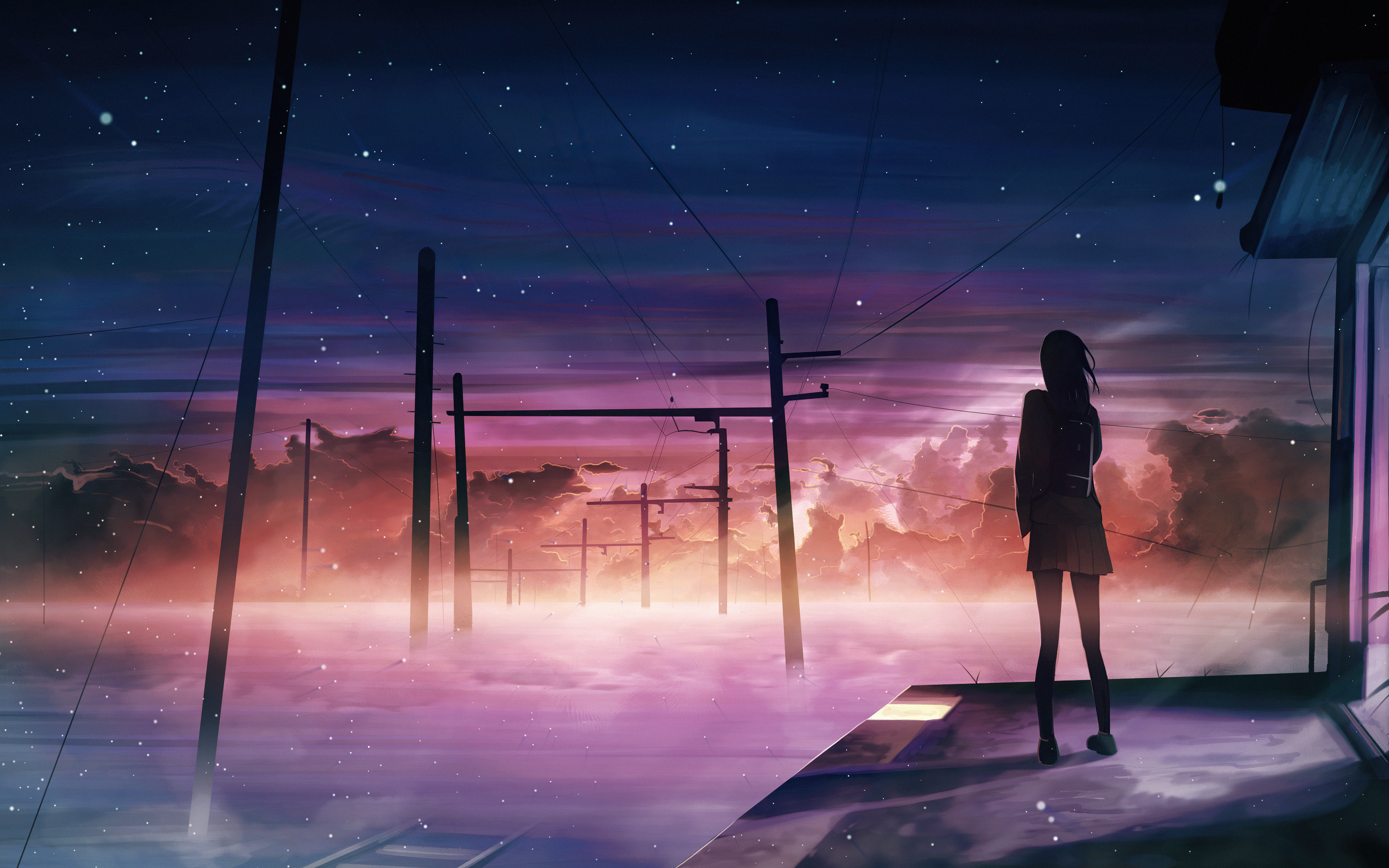 Utility Pole 5k 4K , HD 4k