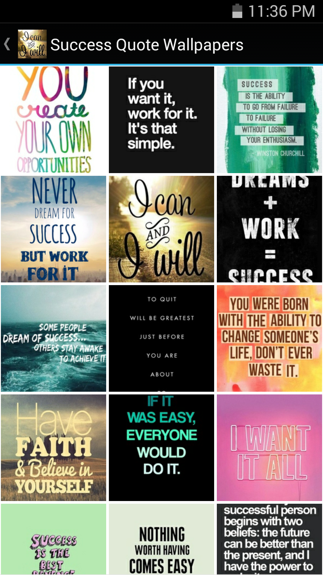 Success Quote Wallpaper on Amazon Appstore