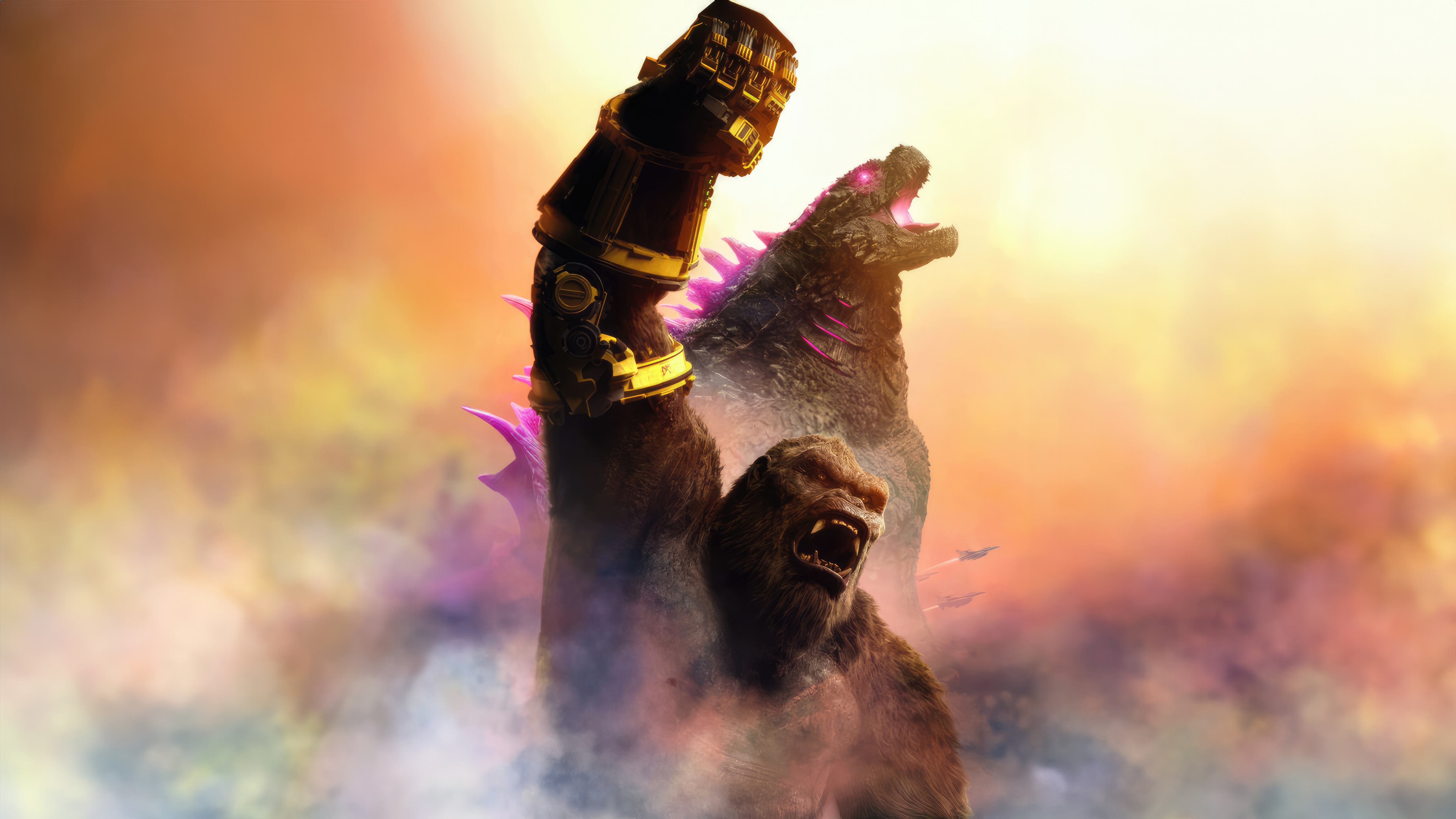 Godzilla x Kong Empire HD Wallpaper