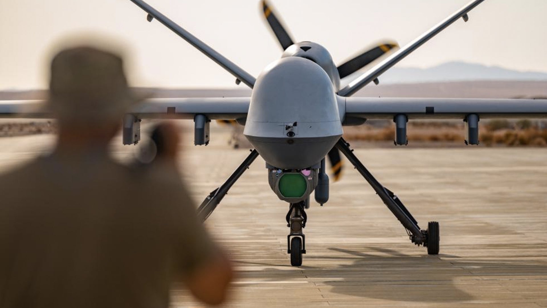 Air Force Reaper drone helps save lives