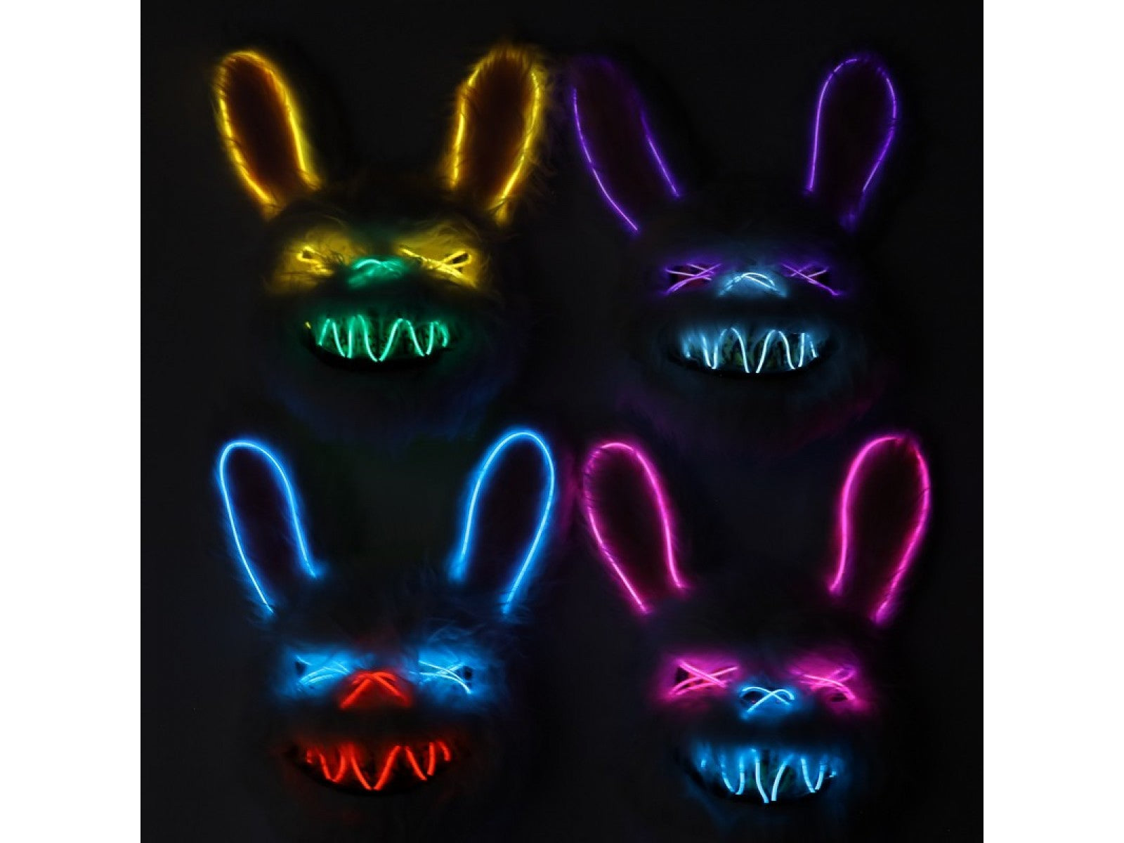 Light Up Purge Bunny Mask
