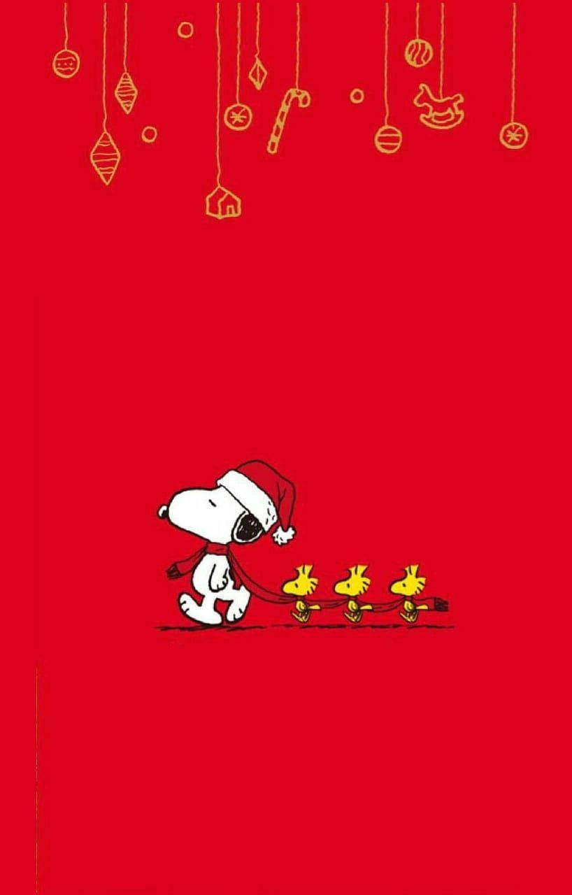 Free Snoopy Christmas HD Wallpaper