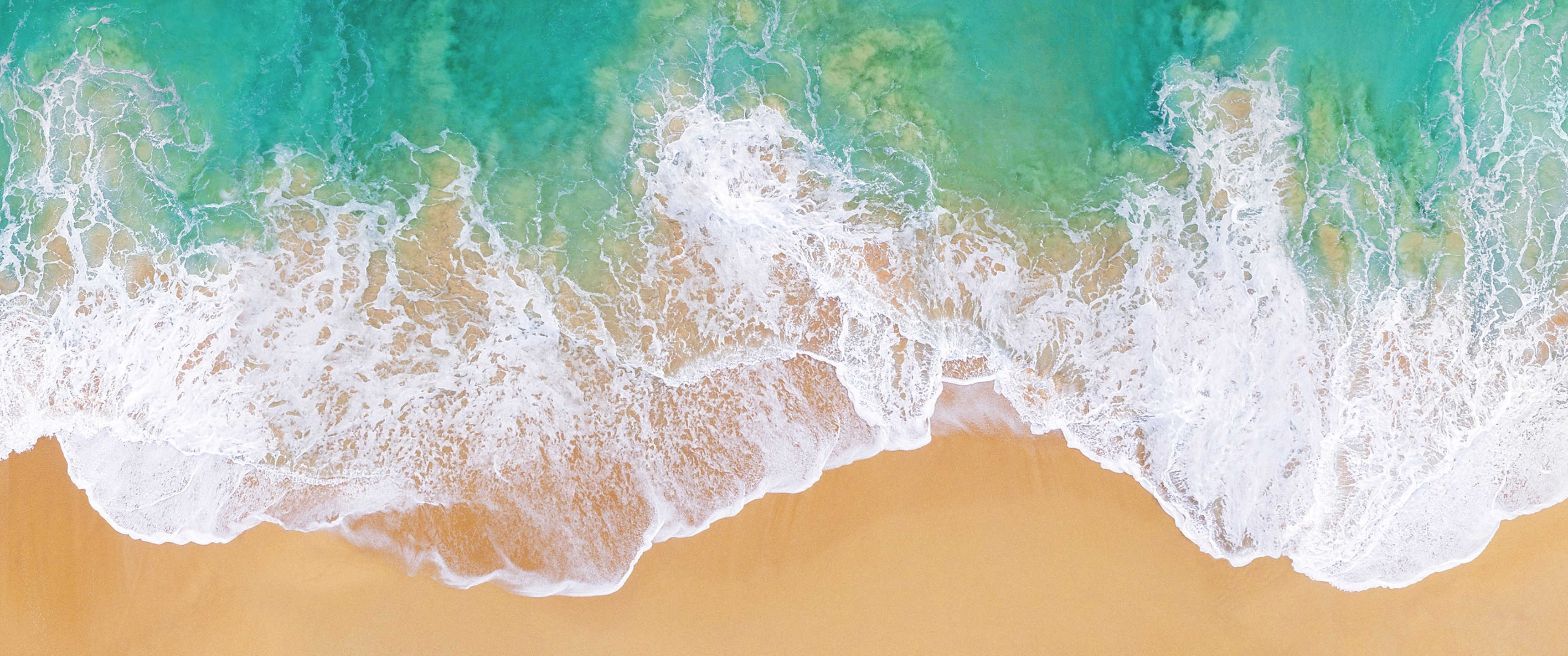 Beach Wallpaper 4K, Drone photo, Aerial