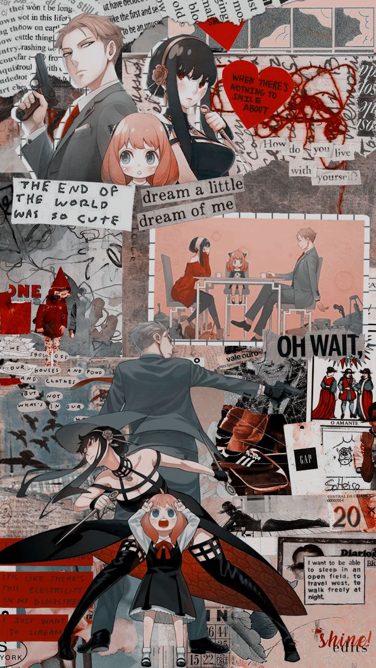 Spy x Family Wallpaper and Black