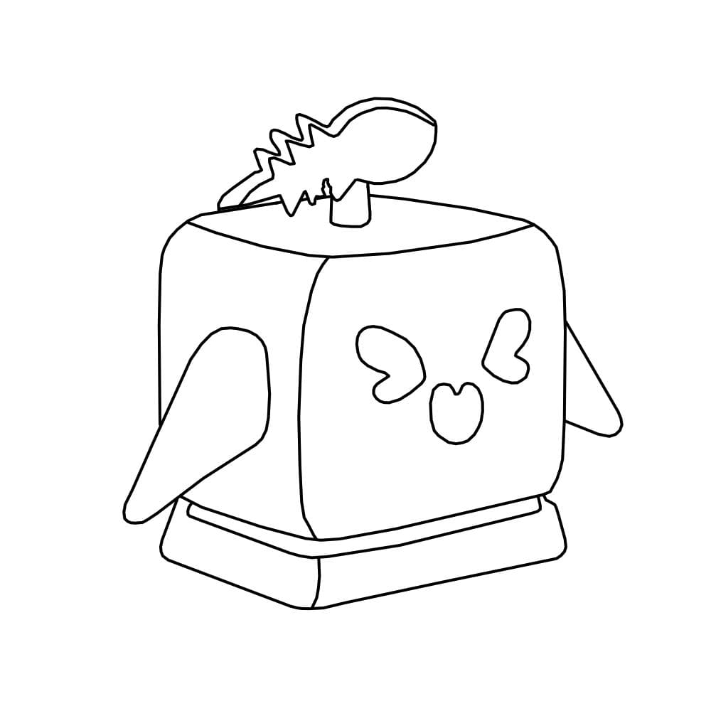 Blox Fruits Rocket coloring page