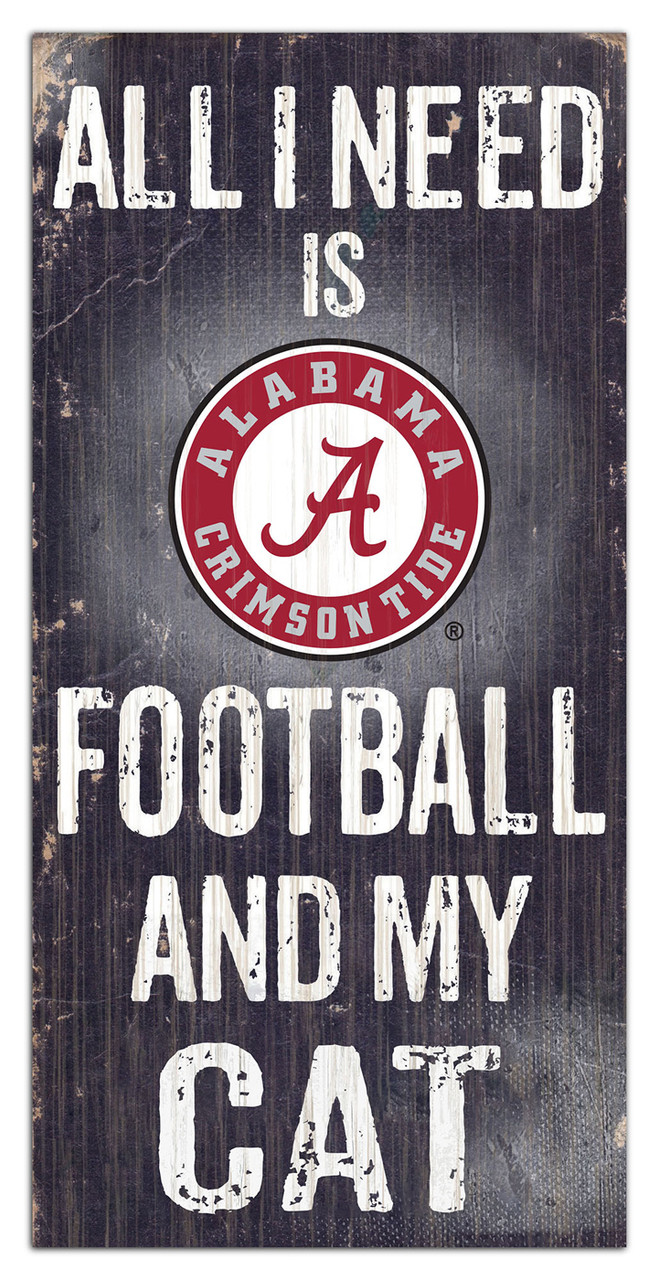 Alabama Crimson Tide 6 x 12 Football