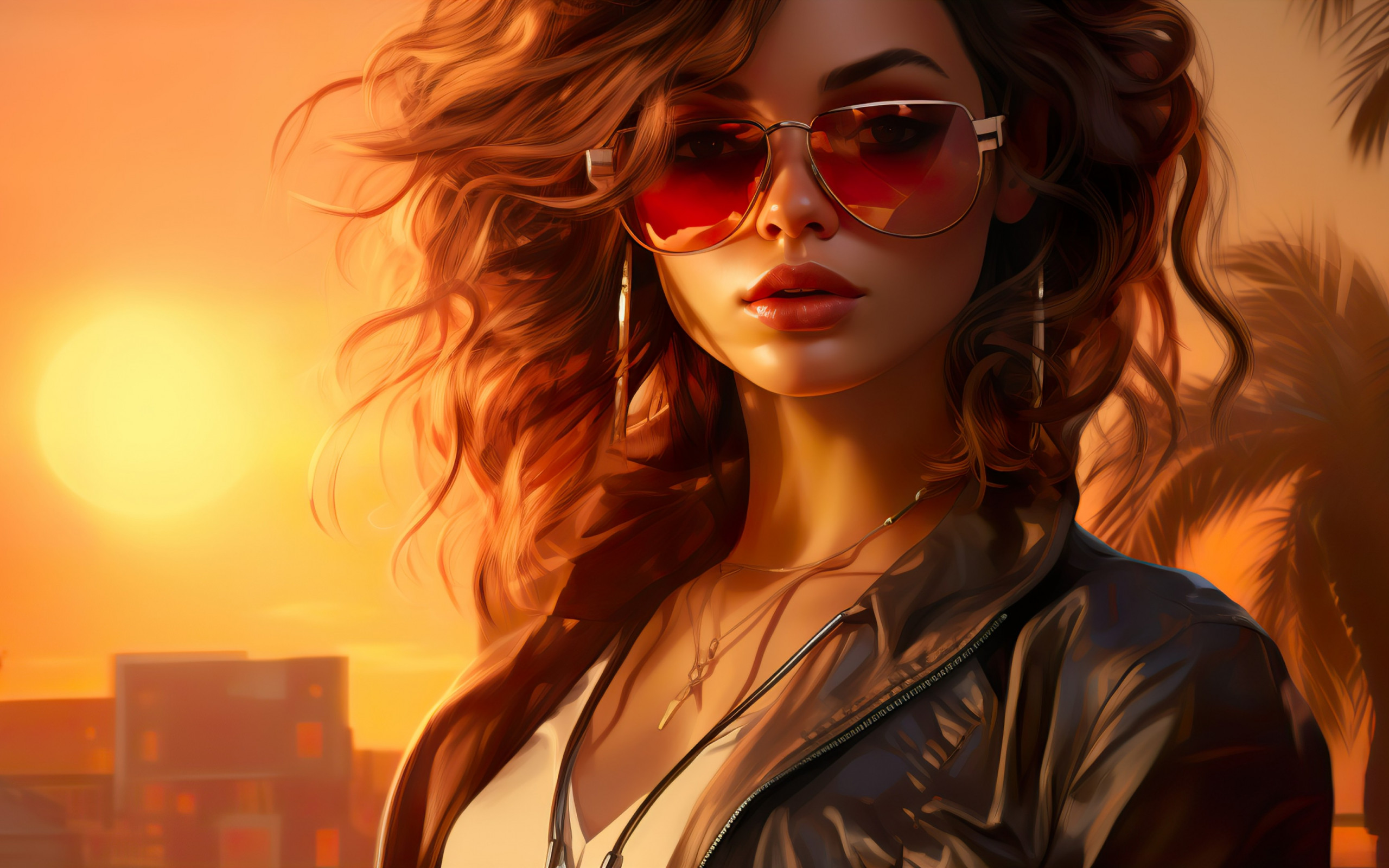 Download wallpaper: GTA 6 fanart 2560x1600