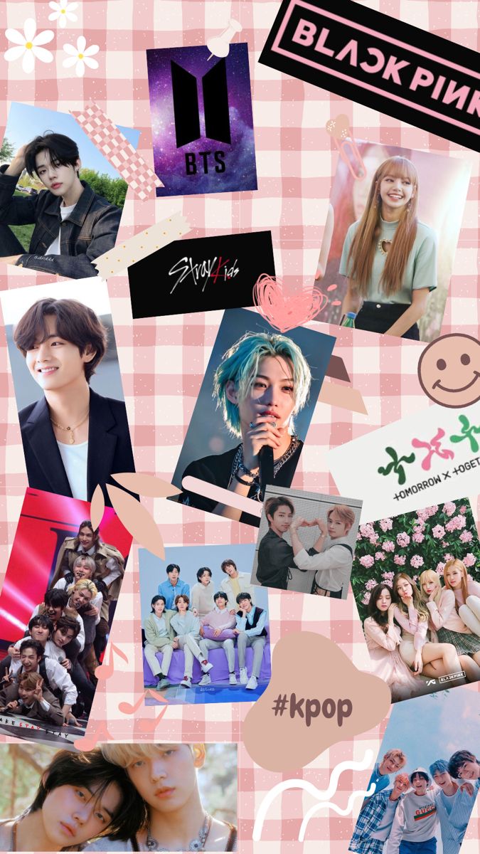 Kpop Wallpaper with SKZ, BTS, Blackpink