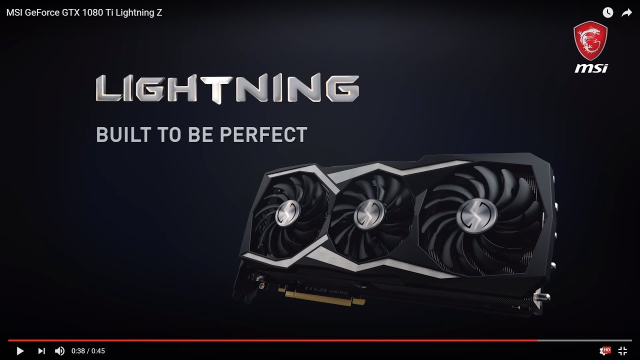 GTX 1080 Ti Lightning Z Graphics Card